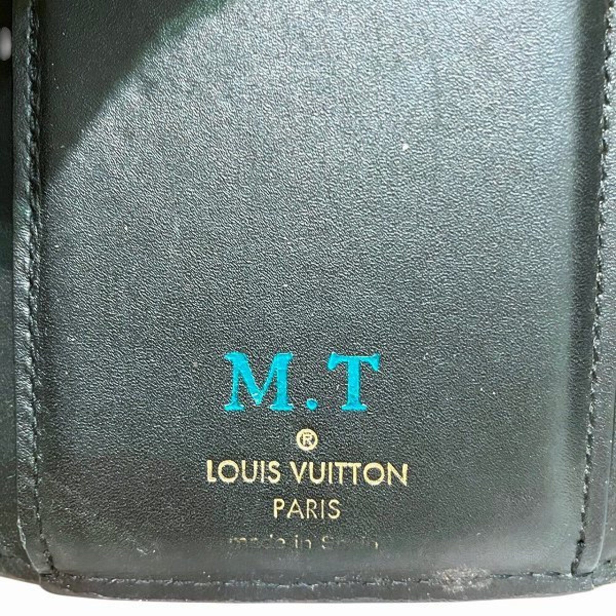 Monogram Reverse Leather Wallet (Tri-Fold) (Pre-Owned) - Louis Vuitton - Modalova