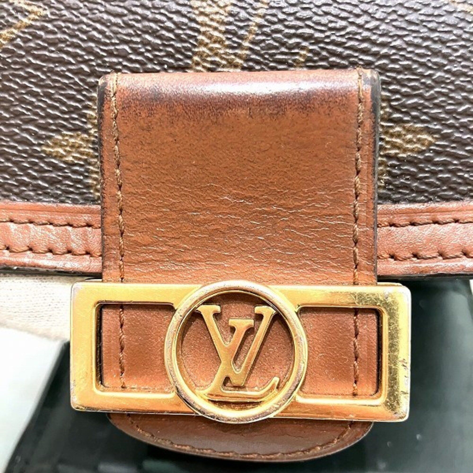 Monogram Reverse Leather Wallet (Tri-Fold) (Pre-Owned) - Louis Vuitton - Modalova