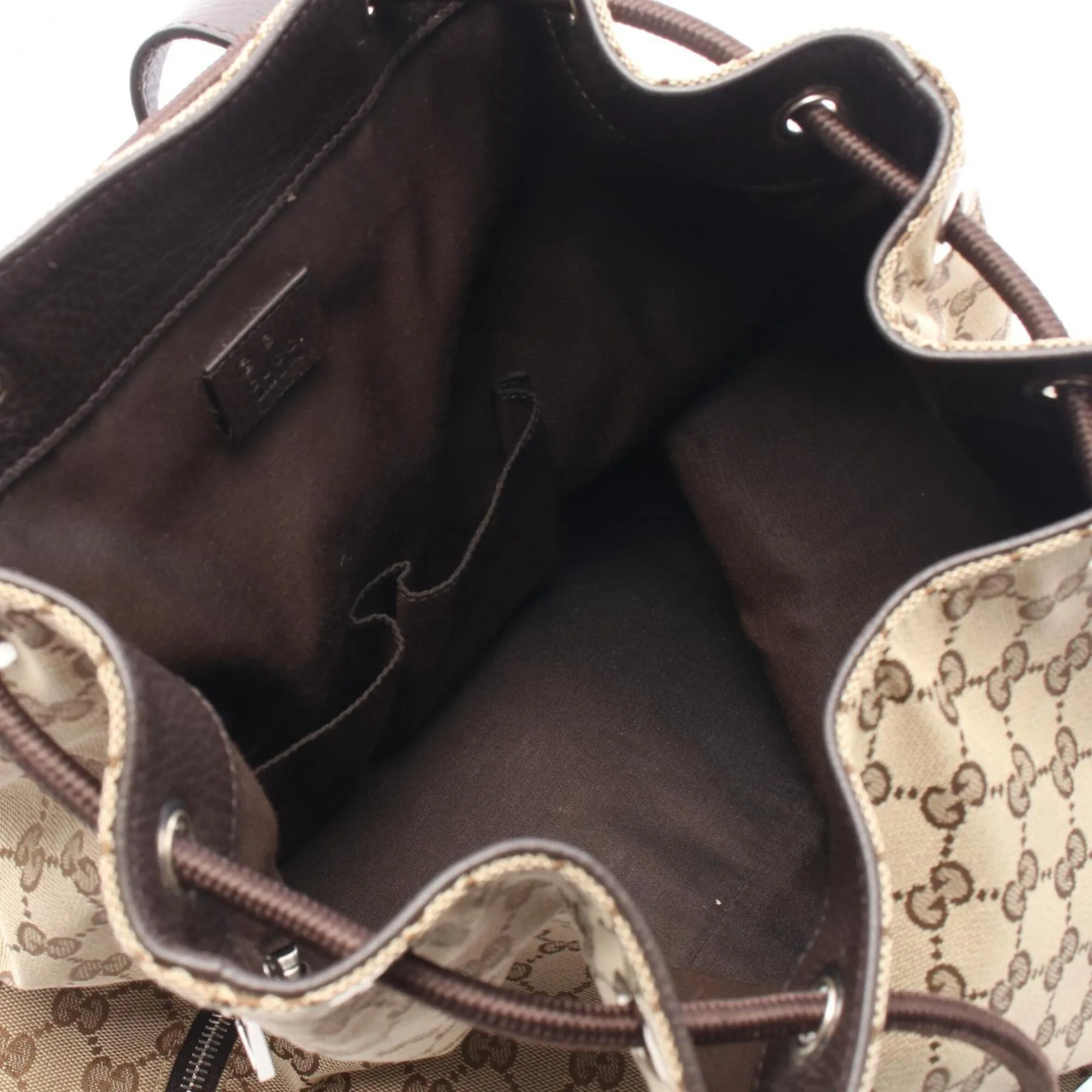 Canvas Leather Backpack Handbag (Pre-Owned) - Gucci - Modalova