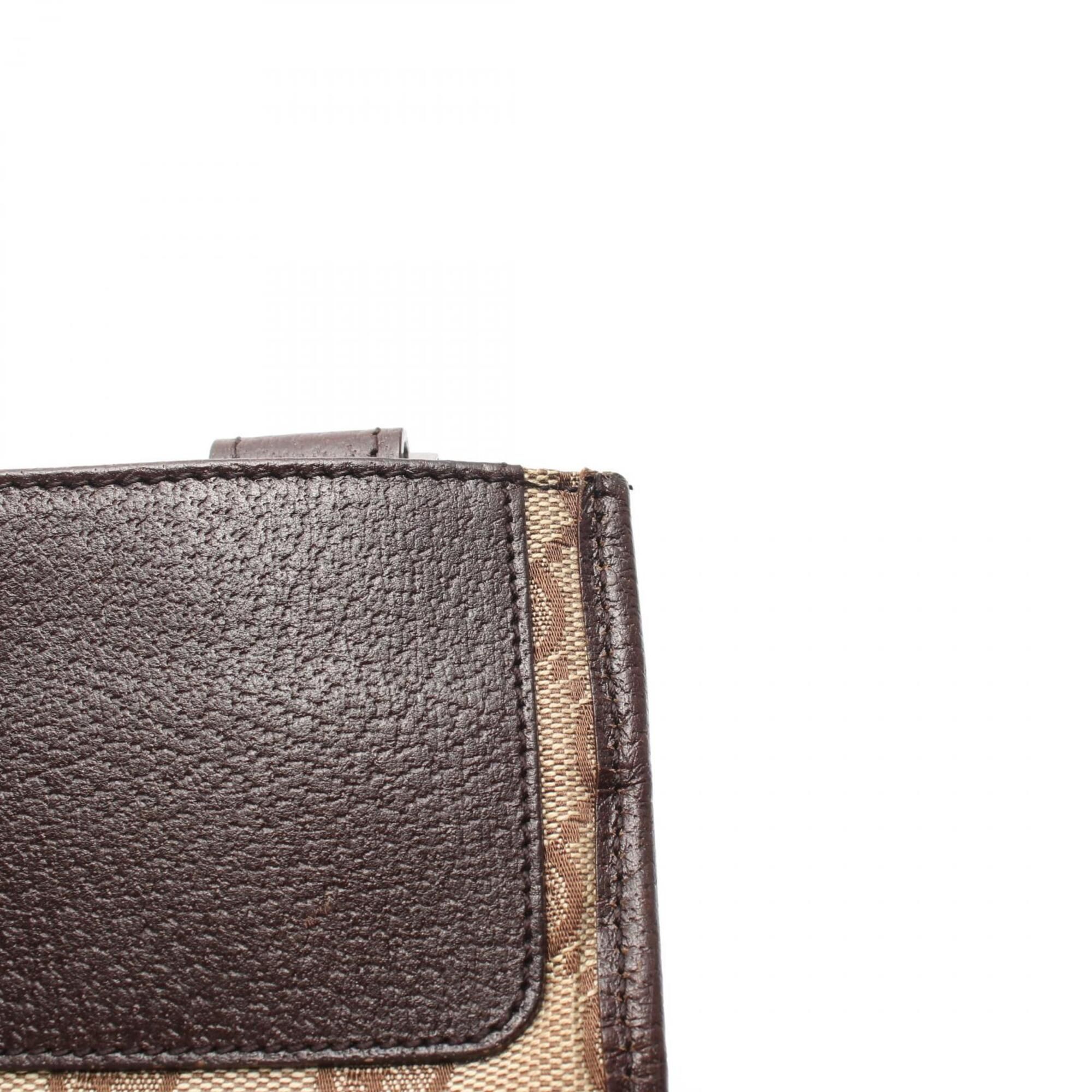 Canvas Leather Handbag Shoulder Bag (Pre-Owned) - Gucci - Modalova