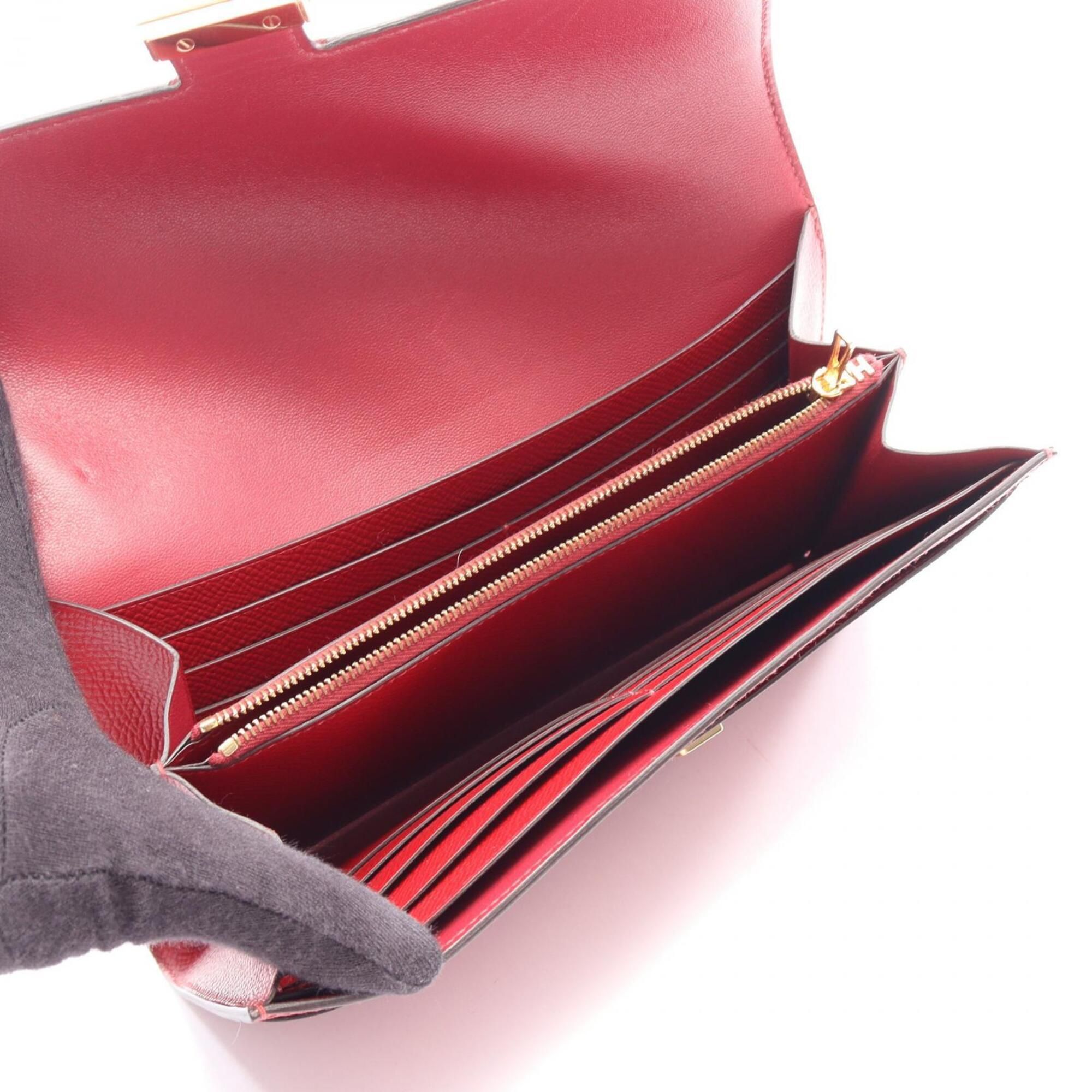 Leather Long Wallet (Bi-Fold) (Pre-Owned) - Hermes - Modalova