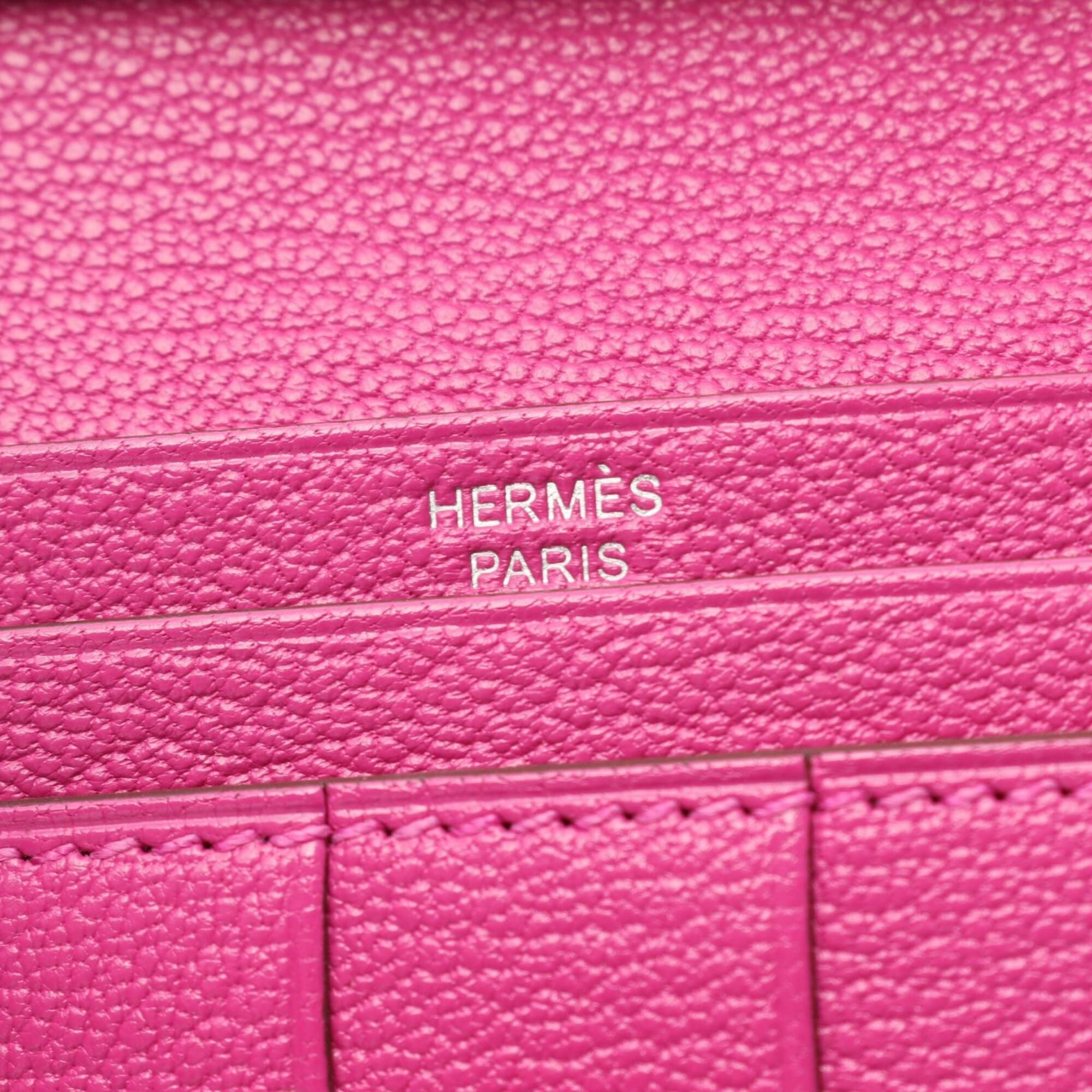 Chevre Leather Long Wallet (Bi-Fold) (Pre-Owned) - Hermes - Modalova
