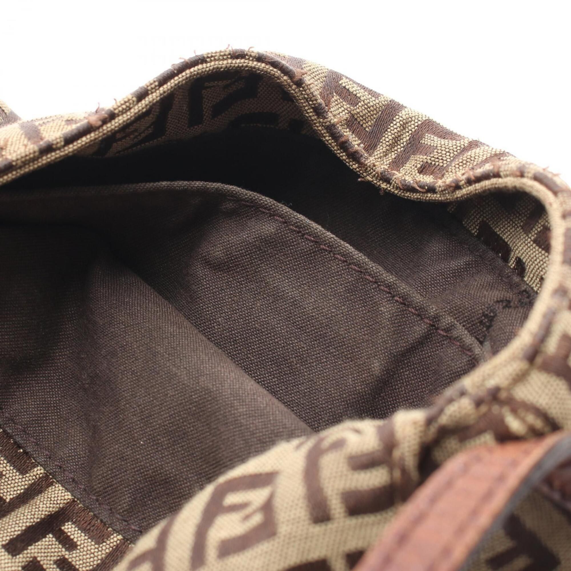 Canvas Leather Handbag Shoulder Bag (Pre-Owned) - Fendi - Modalova