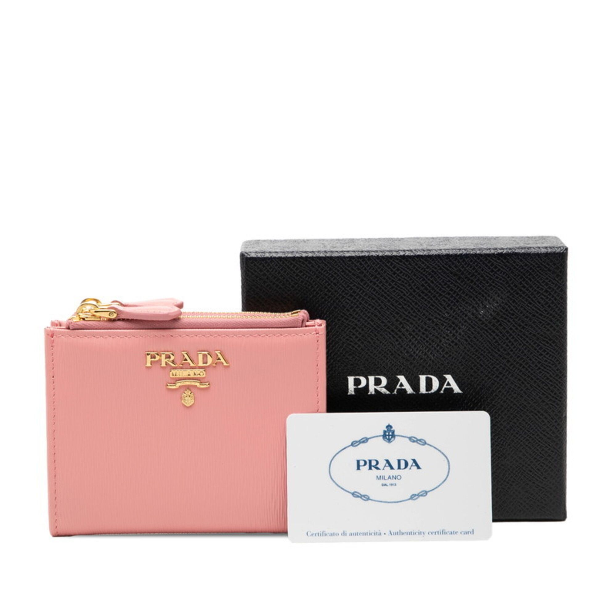 Leather Wallet (Bi-Fold) (Pre-Owned) - Prada - Modalova