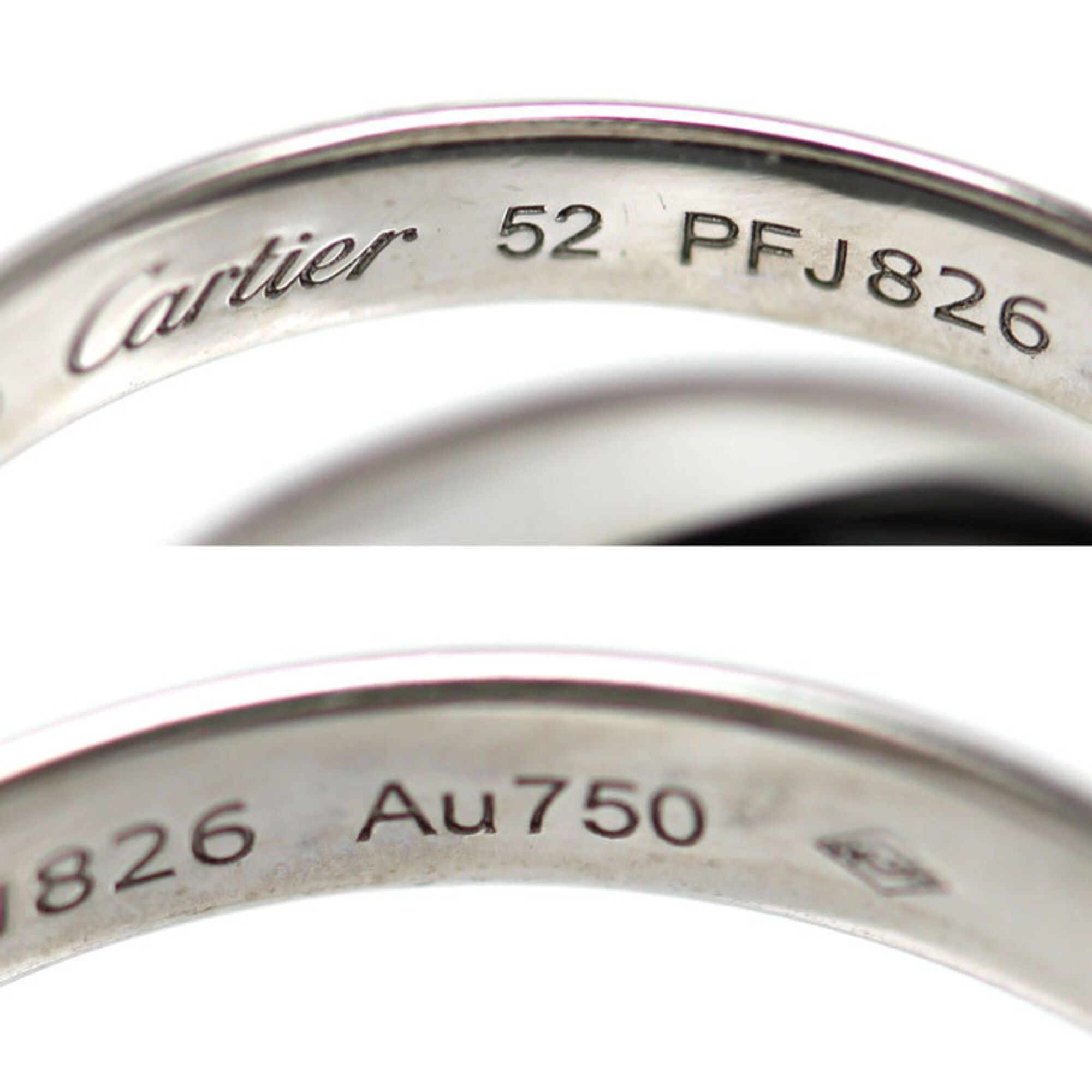 White Gold (18K) Ceramic Band Ring (Pre-Owned) - Cartier - Modalova