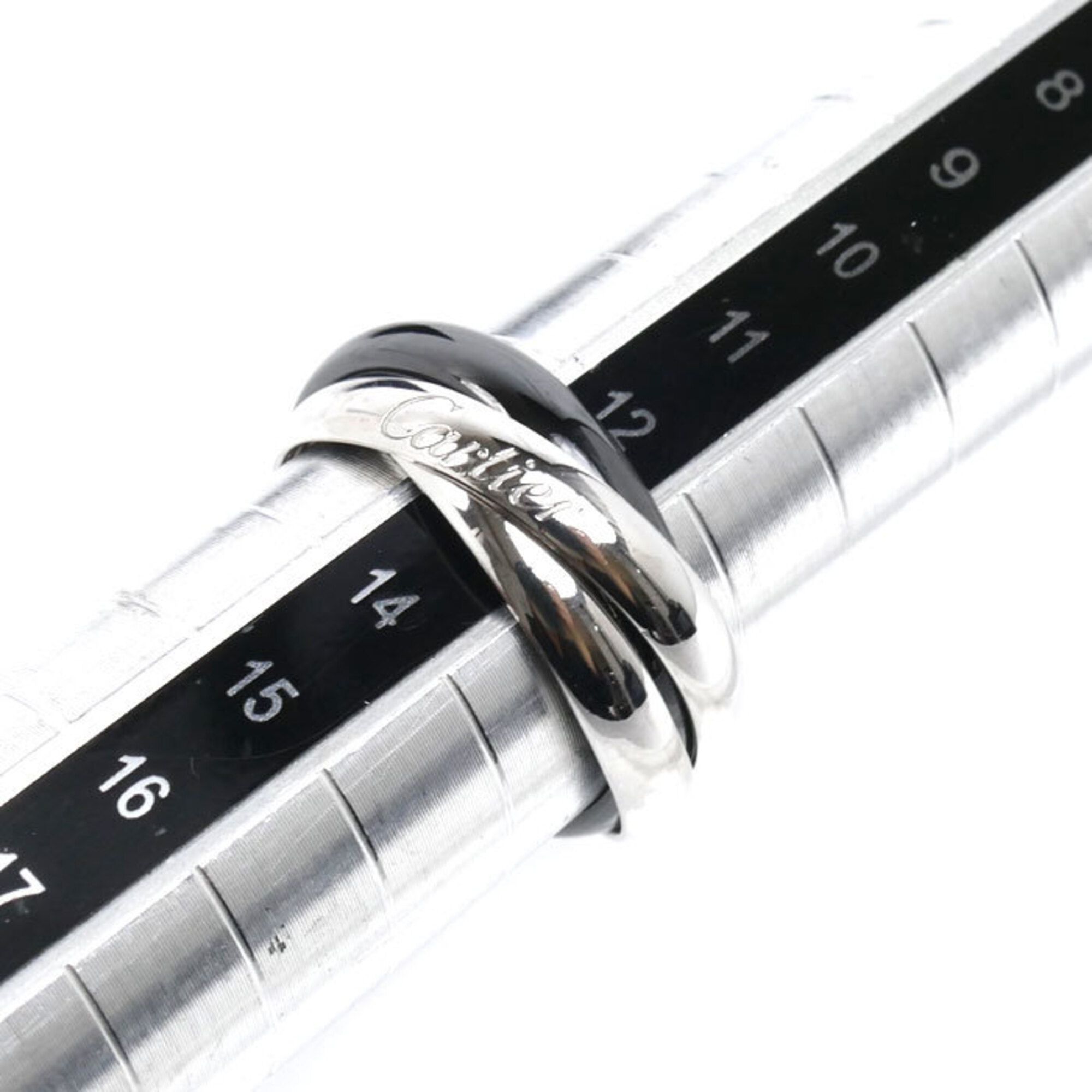White Gold (18K) Ceramic Band Ring (Pre-Owned) - Cartier - Modalova