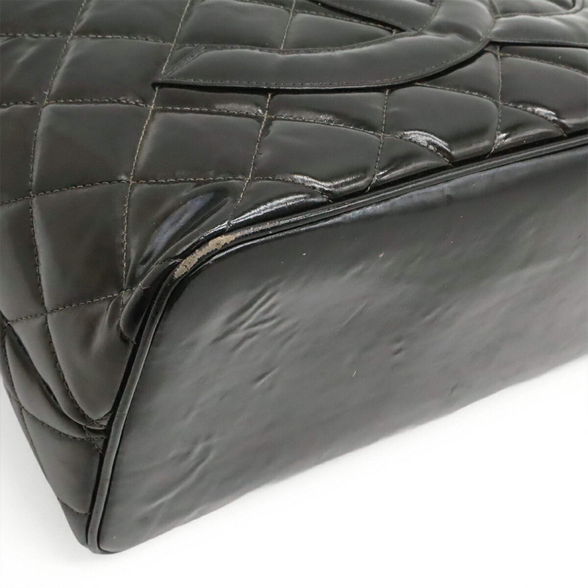 Patent Leather Shoulder Bag Tote Bag (Pre-Owned) - Chanel - Modalova