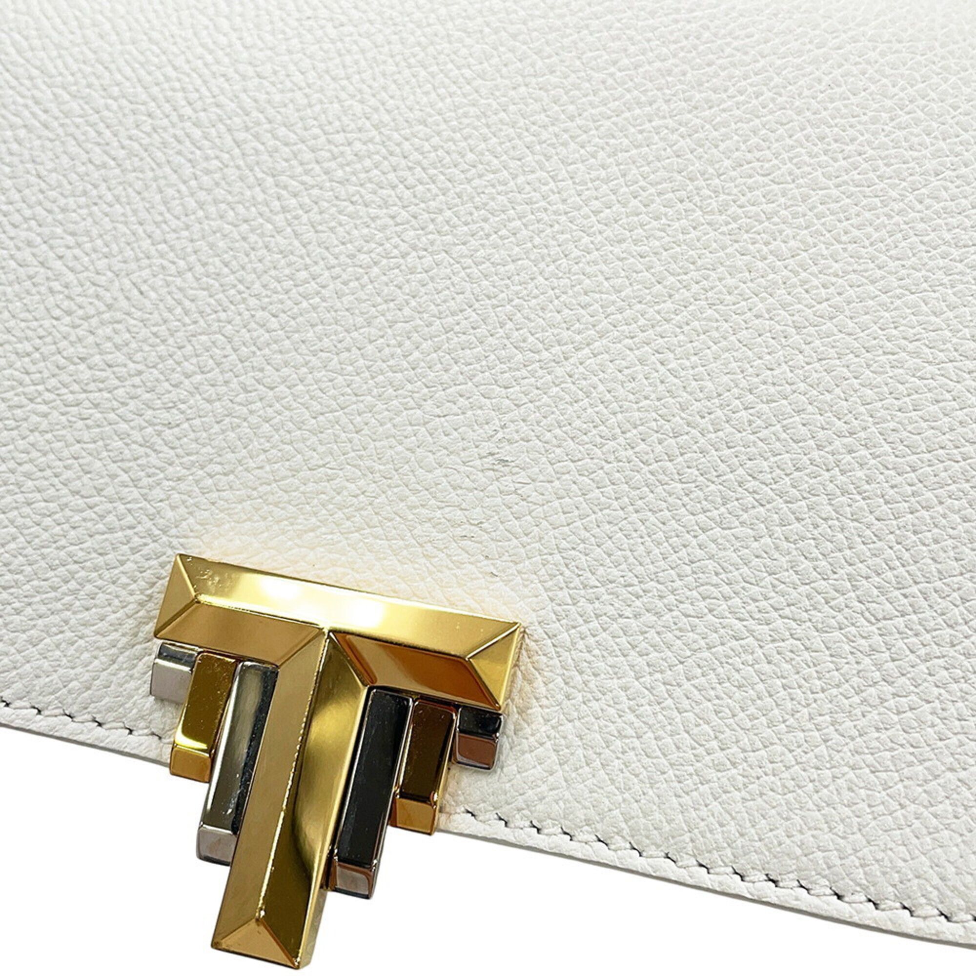 Leather Handbag Shoulder Bag (Pre-Owned) - Tiffany - Modalova