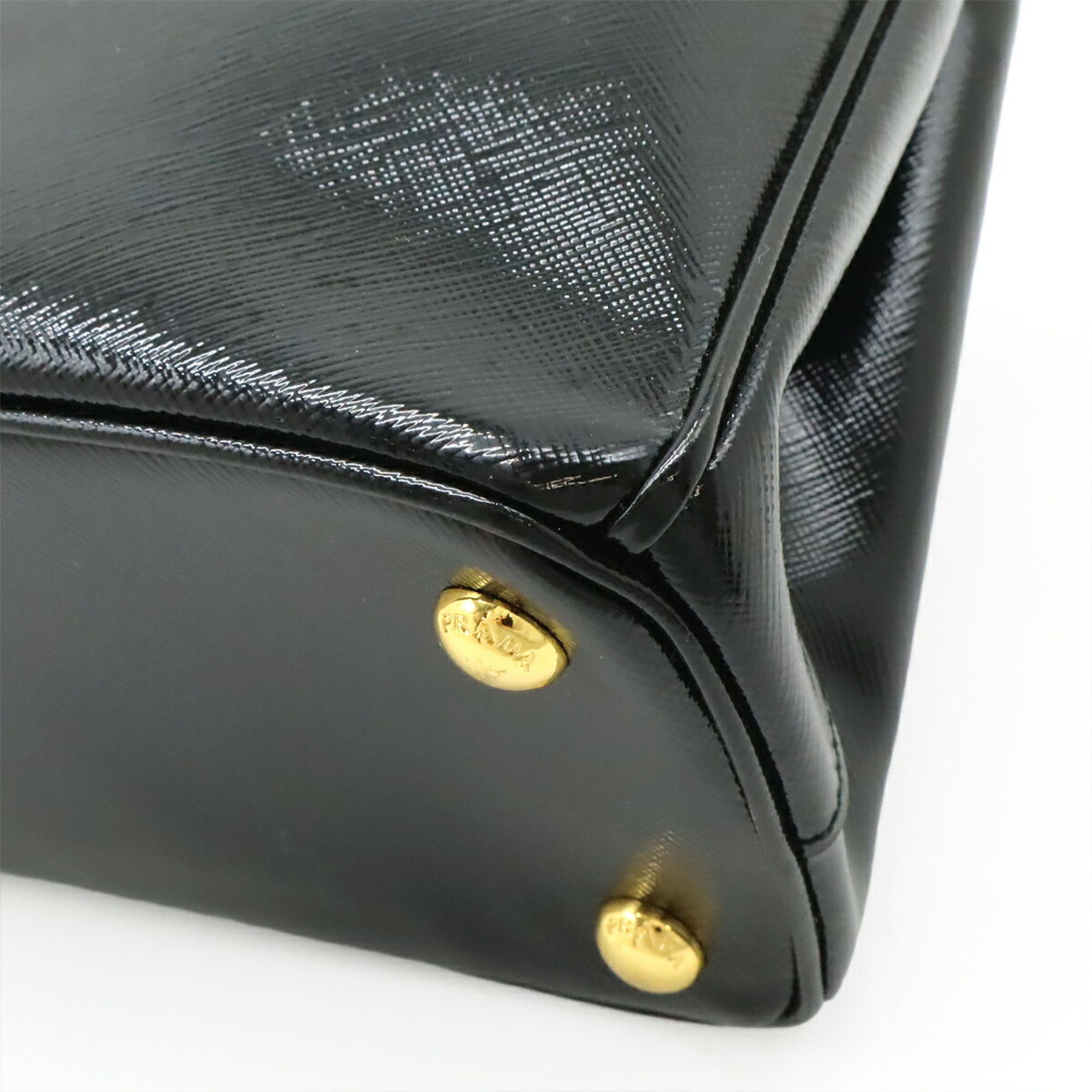 Patent Leather Handbag Shoulder Bag (Pre-Owned) - Prada - Modalova