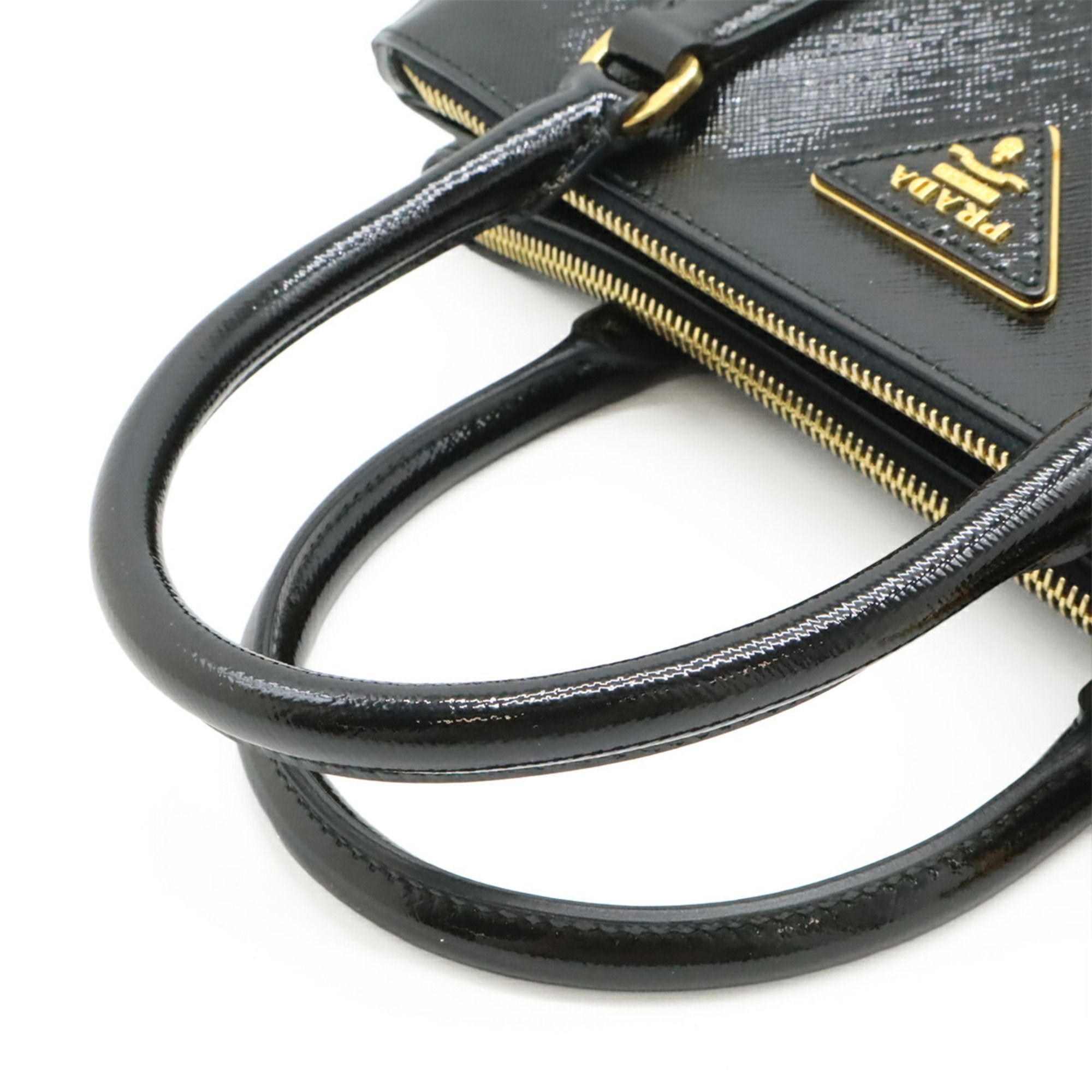 Patent Leather Handbag Shoulder Bag (Pre-Owned) - Prada - Modalova