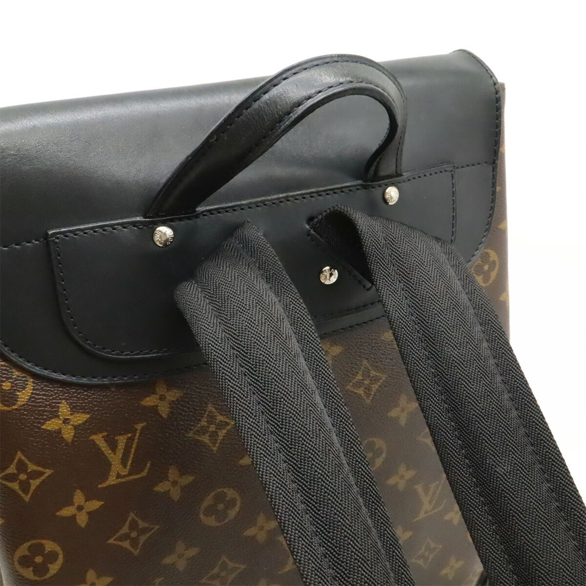 Monogram Canvas Leather Backpack Shoulder Bag (Pre-Owned) - Louis Vuitton - Modalova