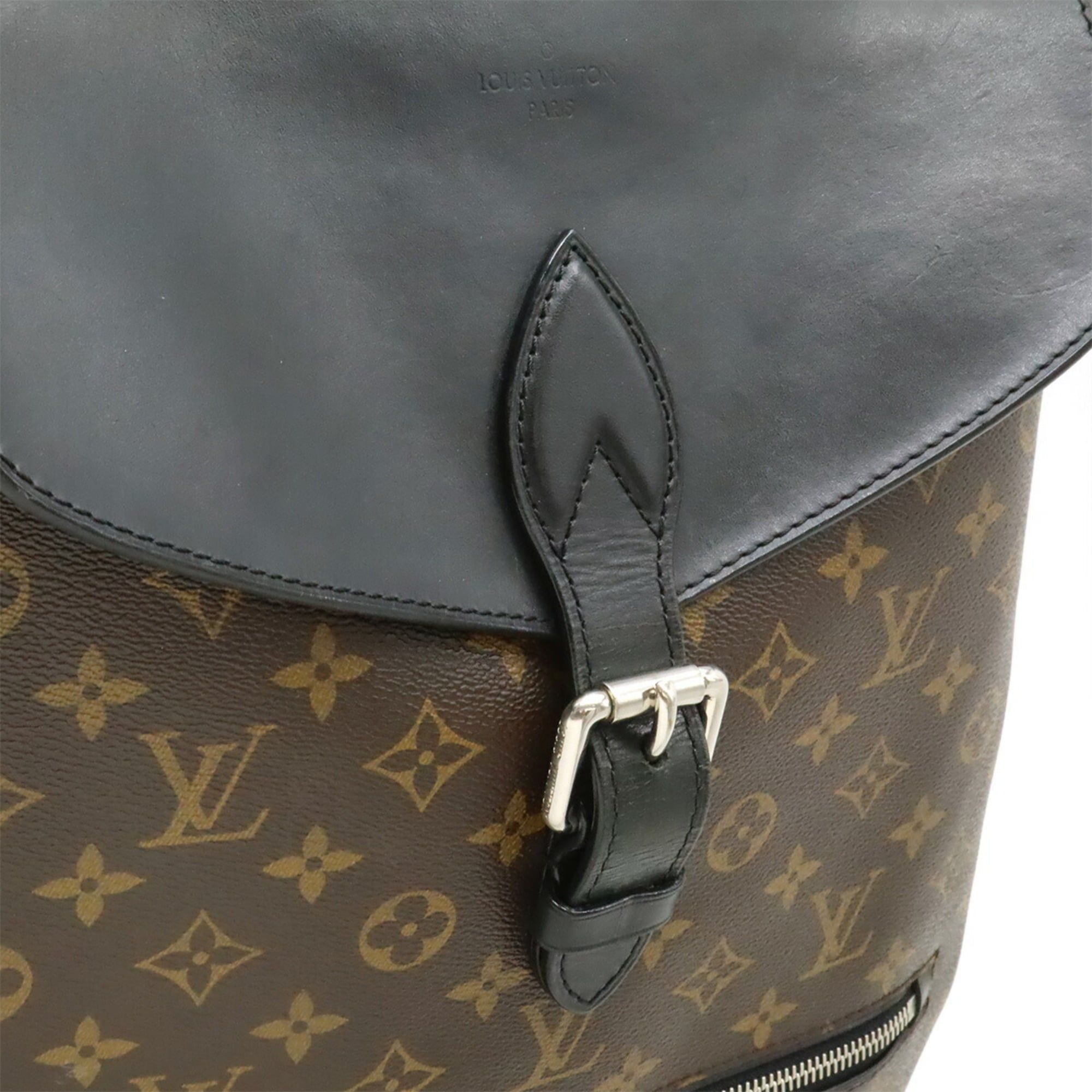 Monogram Canvas Leather Backpack Shoulder Bag (Pre-Owned) - Louis Vuitton - Modalova