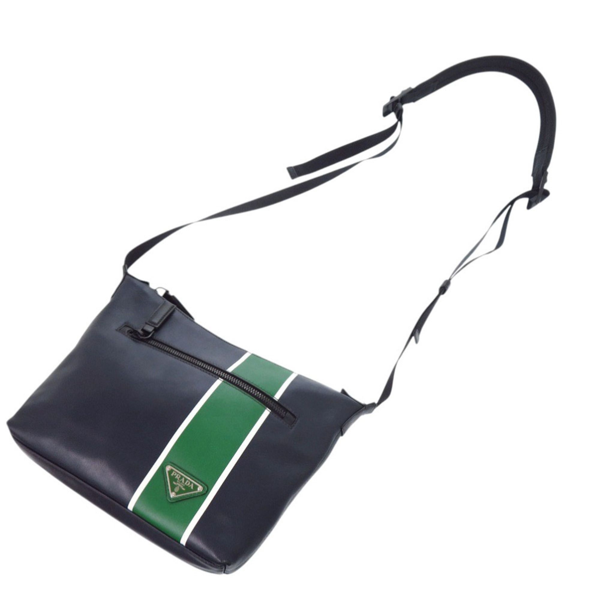 Leather Shoulder Bag (Pre-Owned) - Prada - Modalova