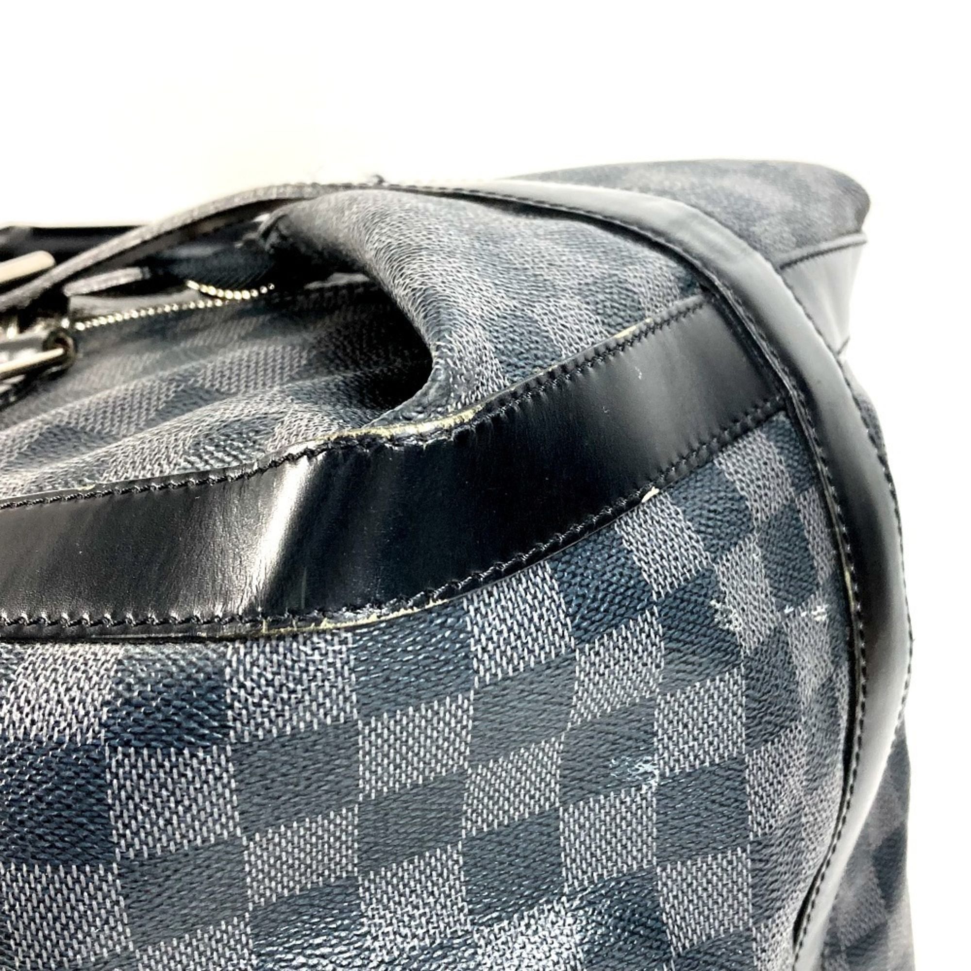 Damier Graphite Boston Bag Handbag (Pre-Owned) - Louis Vuitton - Modalova