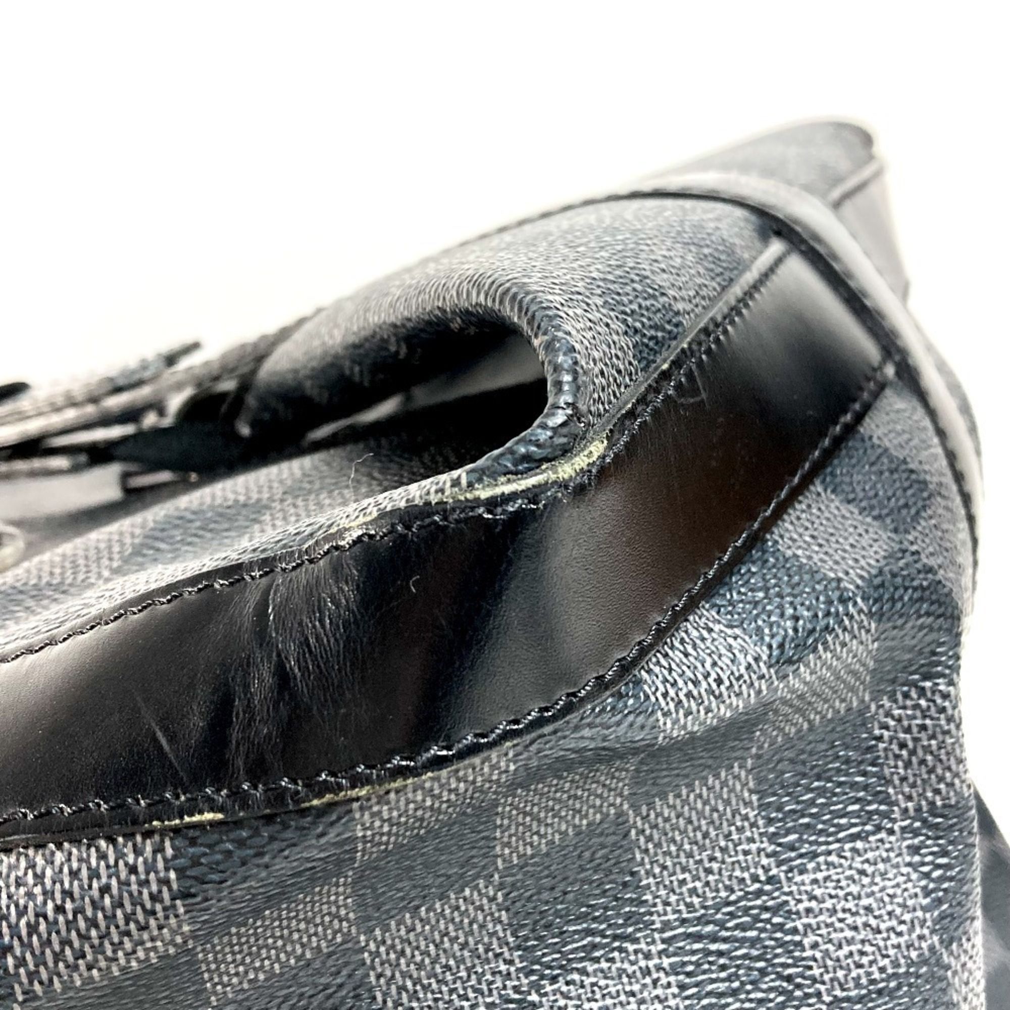Damier Graphite Boston Bag Handbag (Pre-Owned) - Louis Vuitton - Modalova