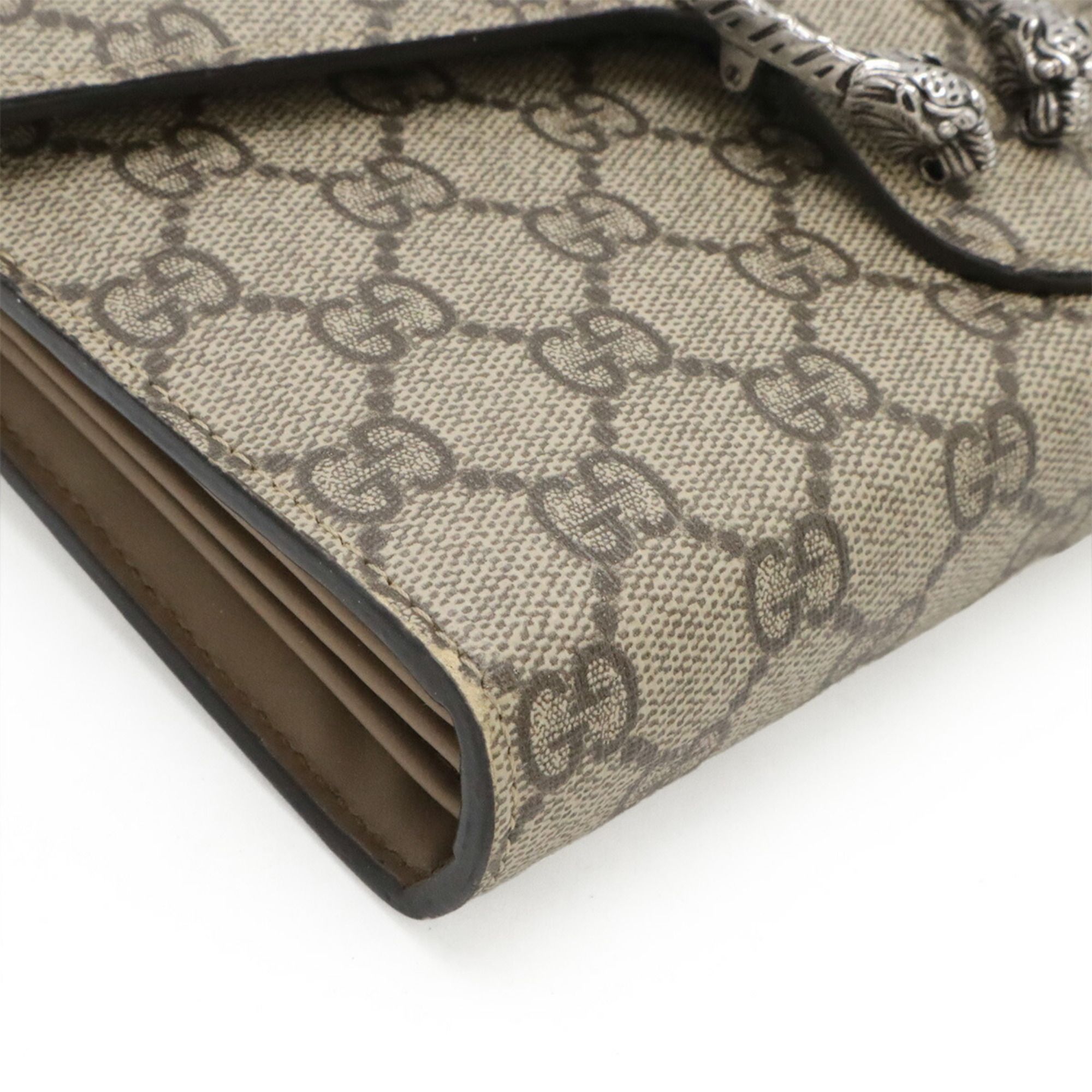 Coated Canvas Leather Chain/Shoulder Wallet (Pre-Owned) - Gucci - Modalova