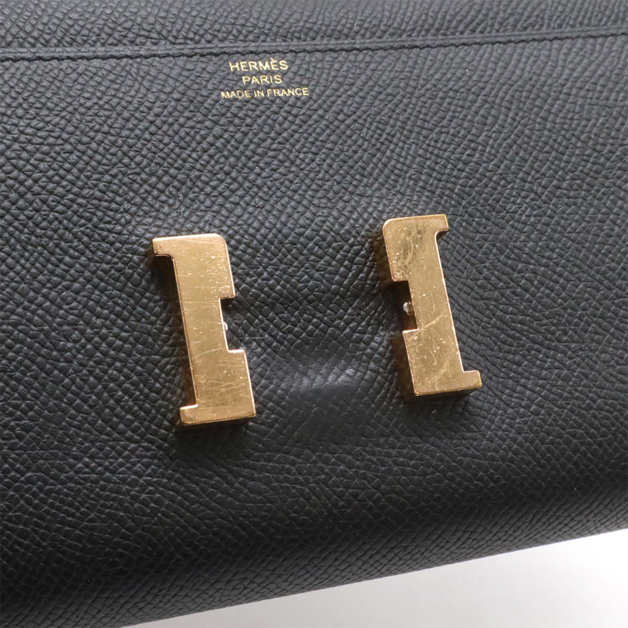 Constance Epsom Leather Long Wallet (Bi-Fold) (Pre-Owned) - Hermes - Modalova
