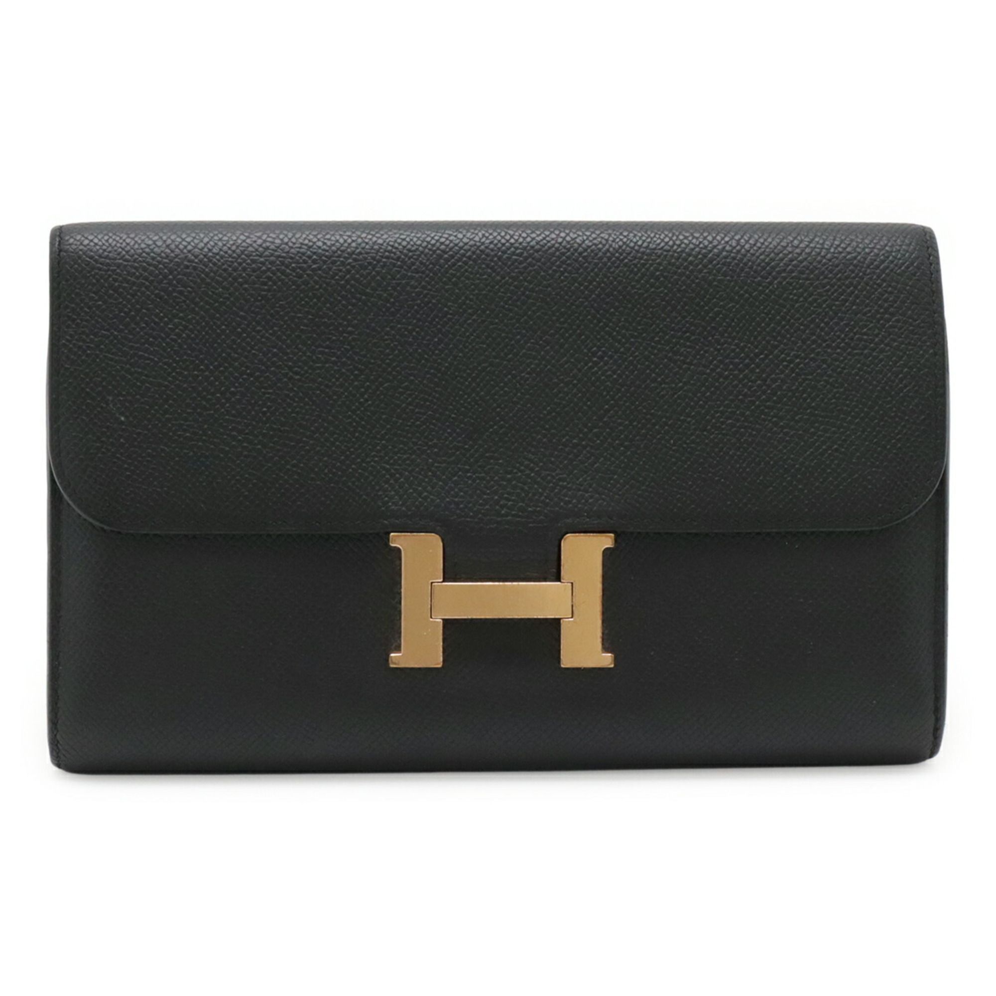 Constance Epsom Leather Long Wallet (Bi-Fold) (Pre-Owned) - Hermes - Modalova