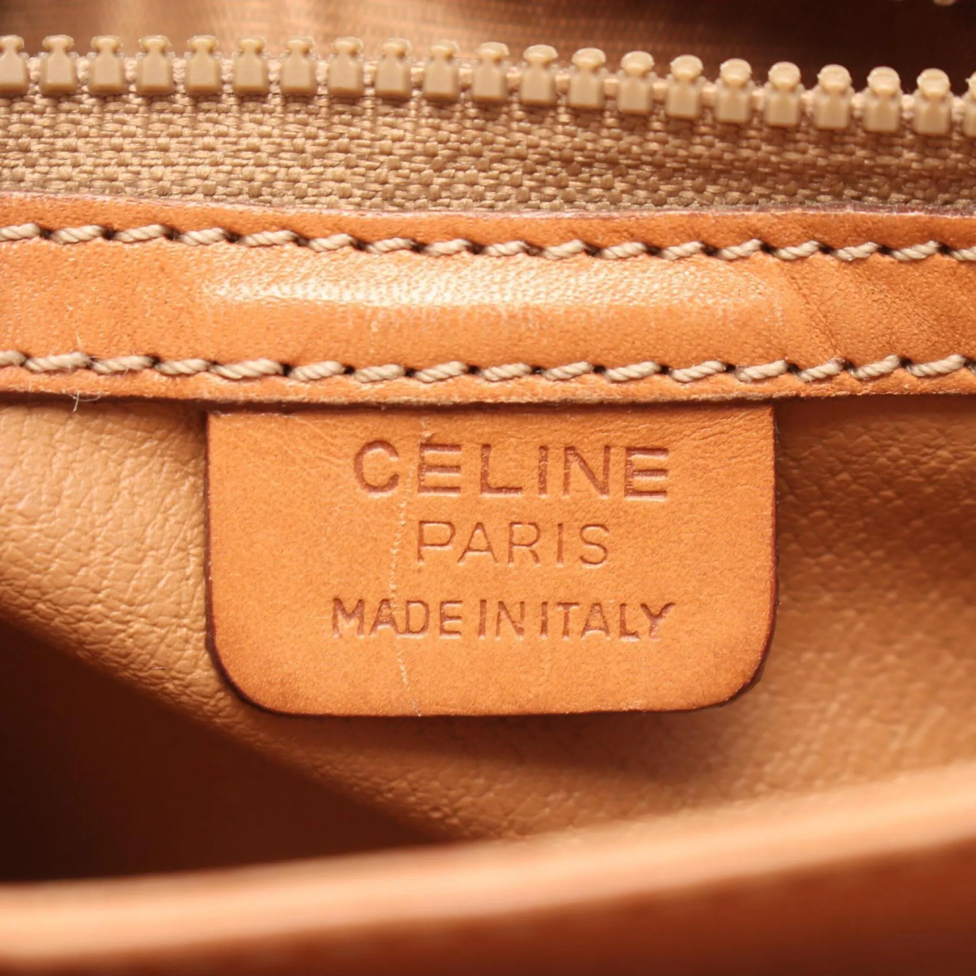 Coated Canvas Leather Handbag Shoulder Bag (Pre-Owned) - Celine - Modalova
