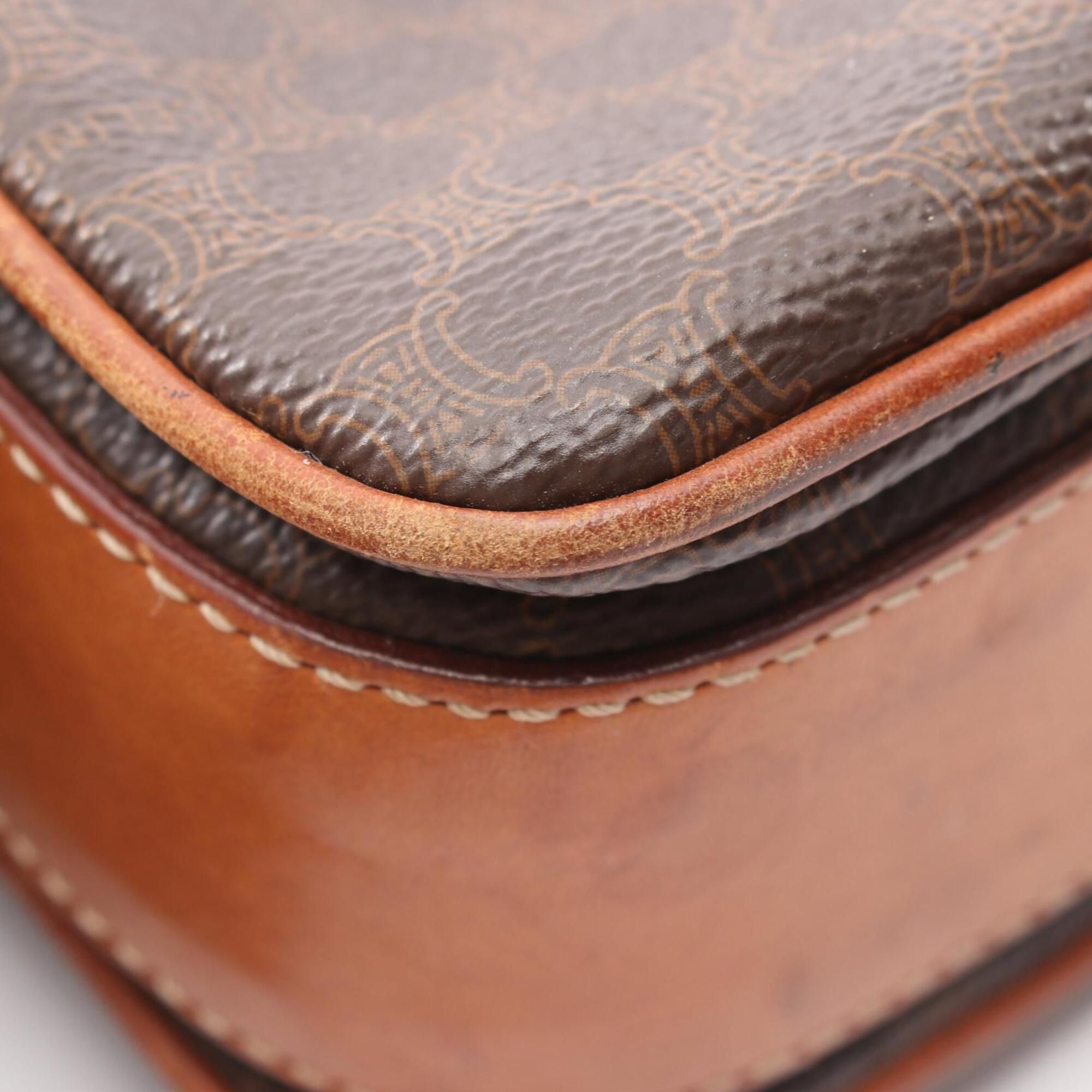 Coated Canvas Leather Handbag Shoulder Bag (Pre-Owned) - Celine - Modalova