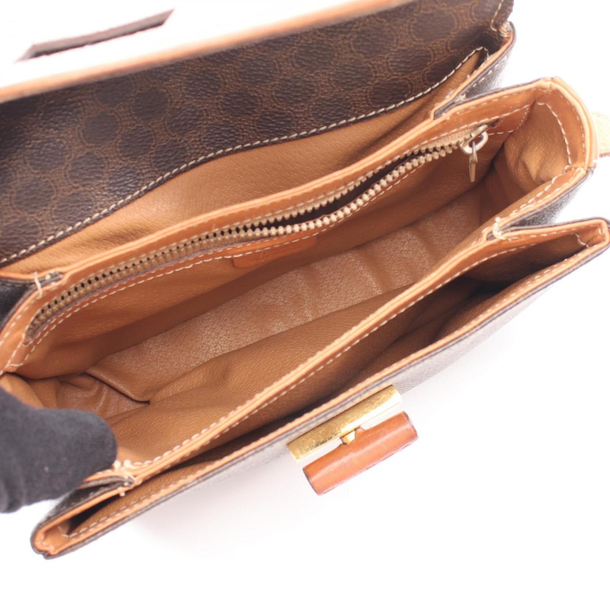 Coated Canvas Leather Handbag Shoulder Bag (Pre-Owned) - Celine - Modalova