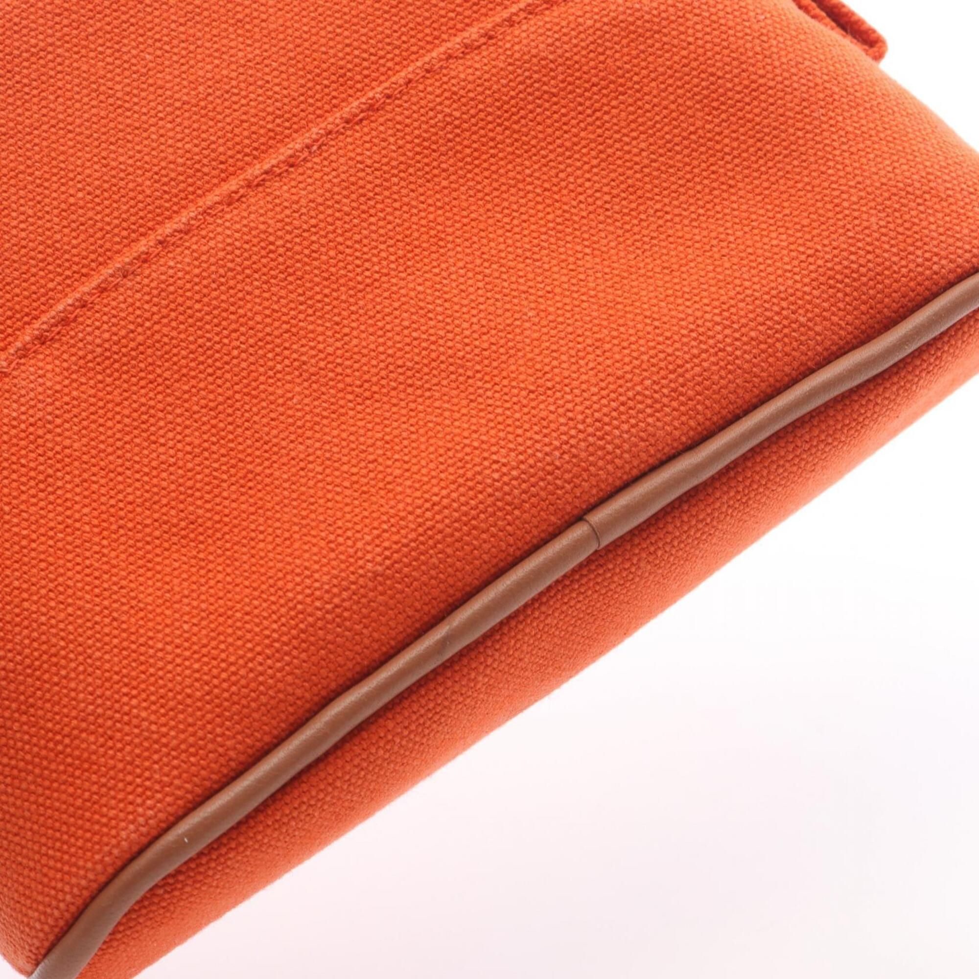 Canvas Leather Handbag Pouch (Pre-Owned) - Hermes - Modalova