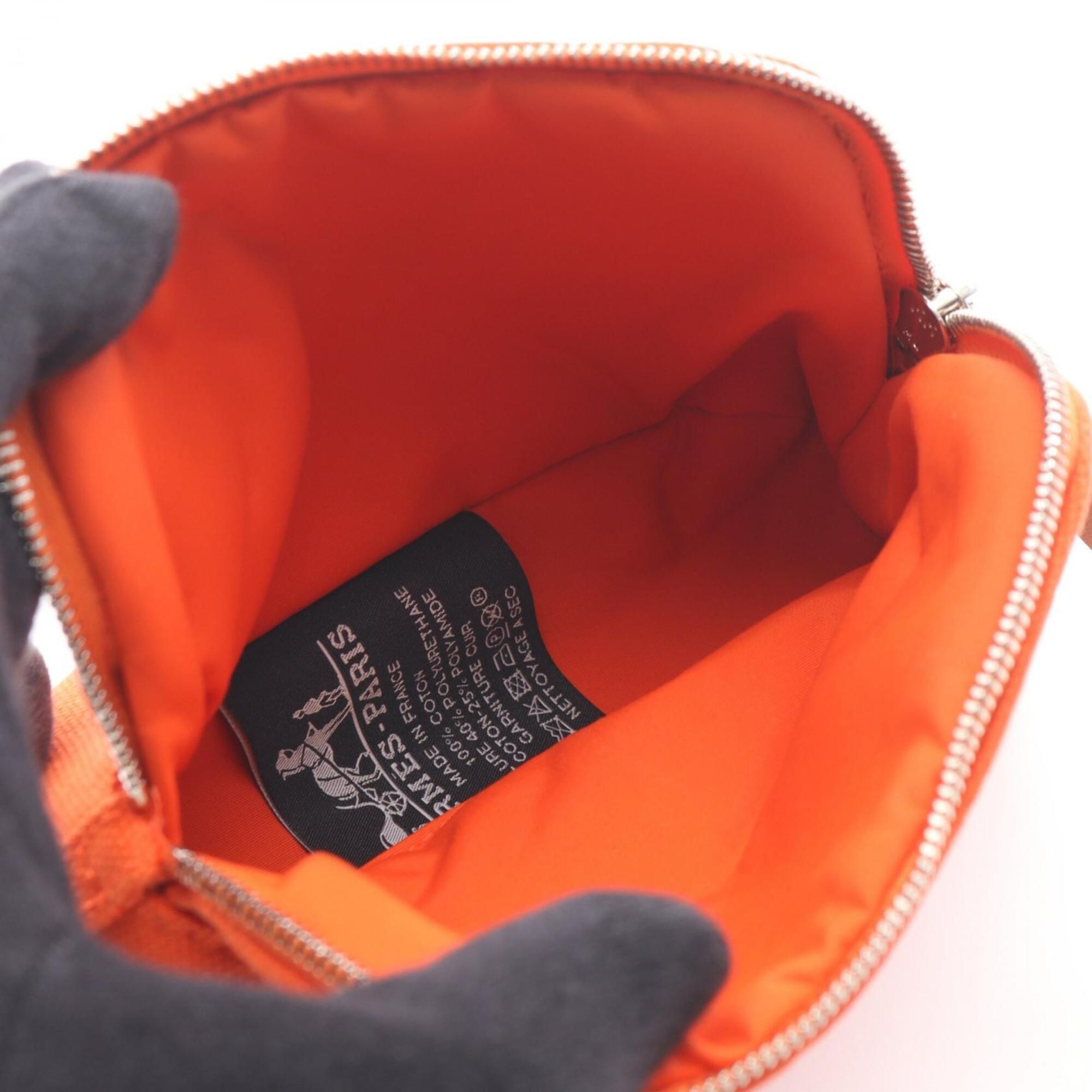 Canvas Leather Handbag Pouch (Pre-Owned) - Hermes - Modalova