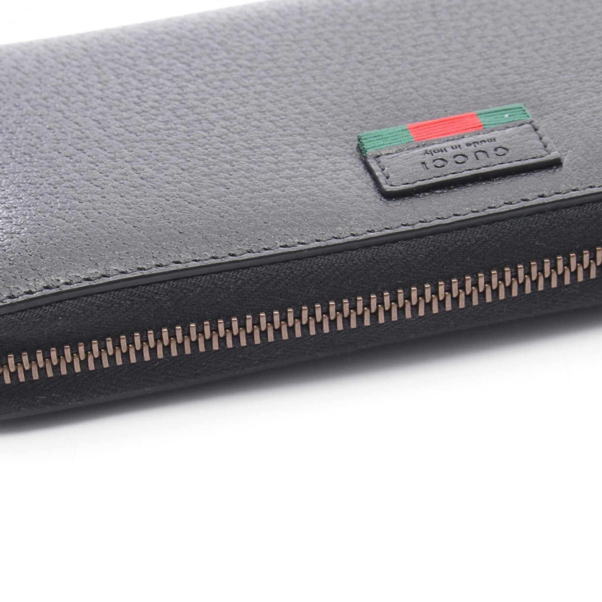 Leather Long Wallet (Bi-Fold) (Pre-Owned) - Gucci - Modalova