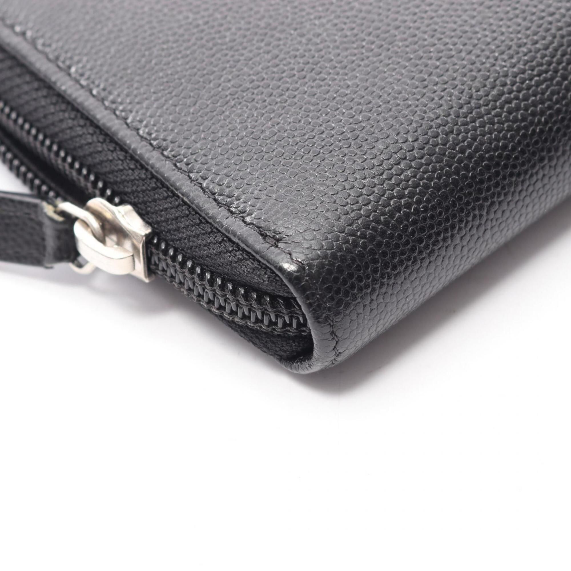 Grained Calfskin Long Wallet (Bi-Fold) (Pre-Owned) - Chanel - Modalova