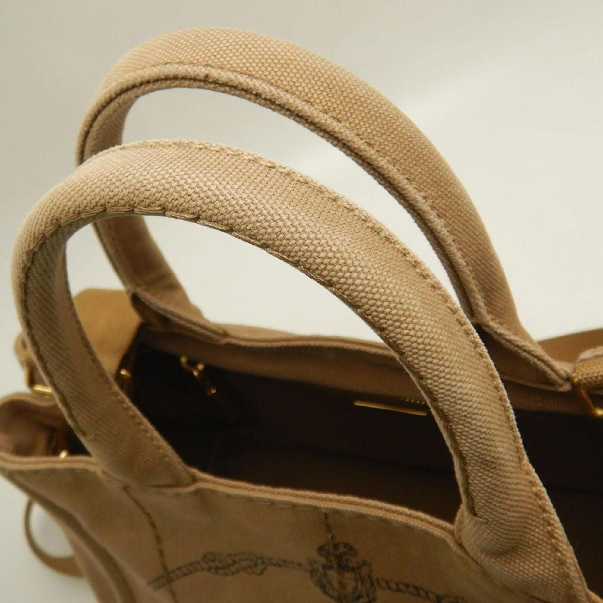 Canapa Canvas Tote Bag (Pre-Owned) - Prada - Modalova