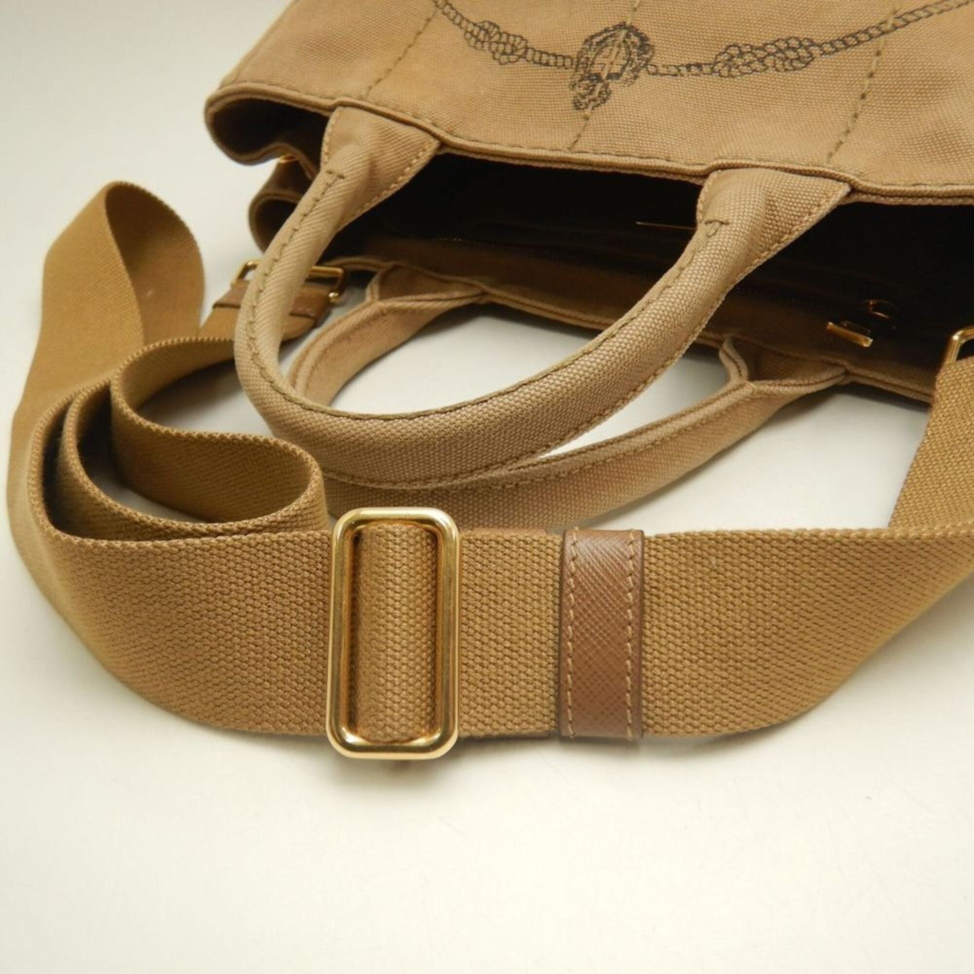 Canapa Canvas Tote Bag (Pre-Owned) - Prada - Modalova
