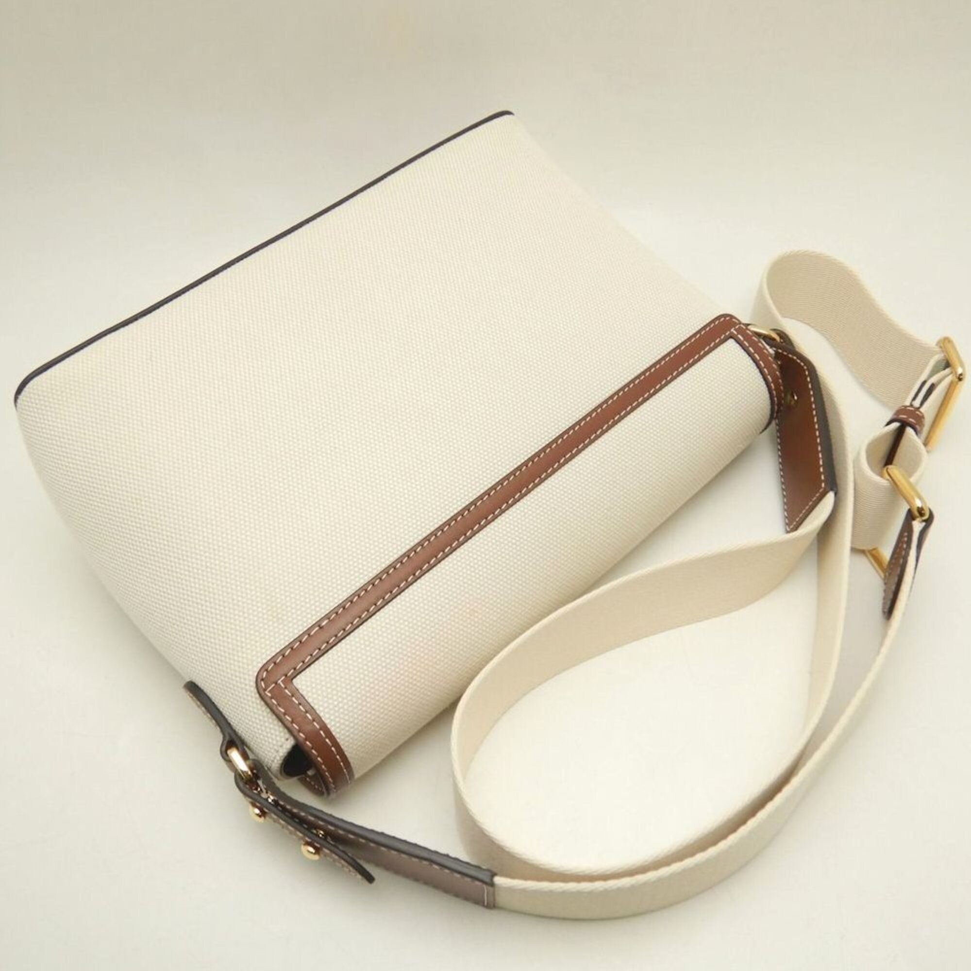 Canvas Leather Shoulder Bag (Pre-Owned) - Burberry - Modalova