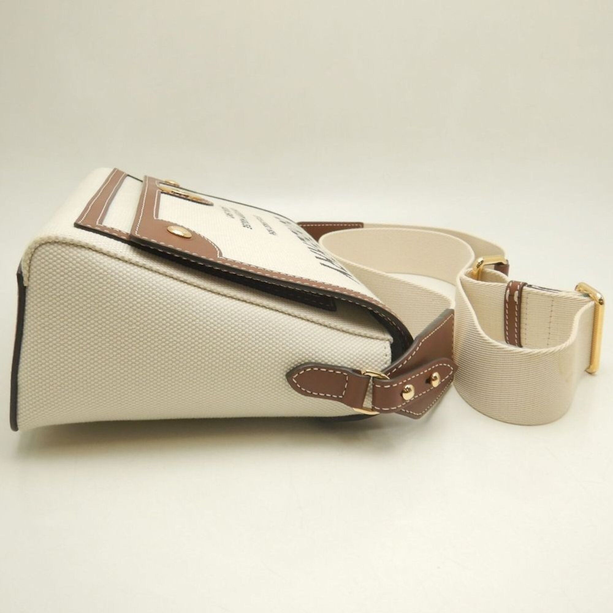 Canvas Leather Shoulder Bag (Pre-Owned) - Burberry - Modalova