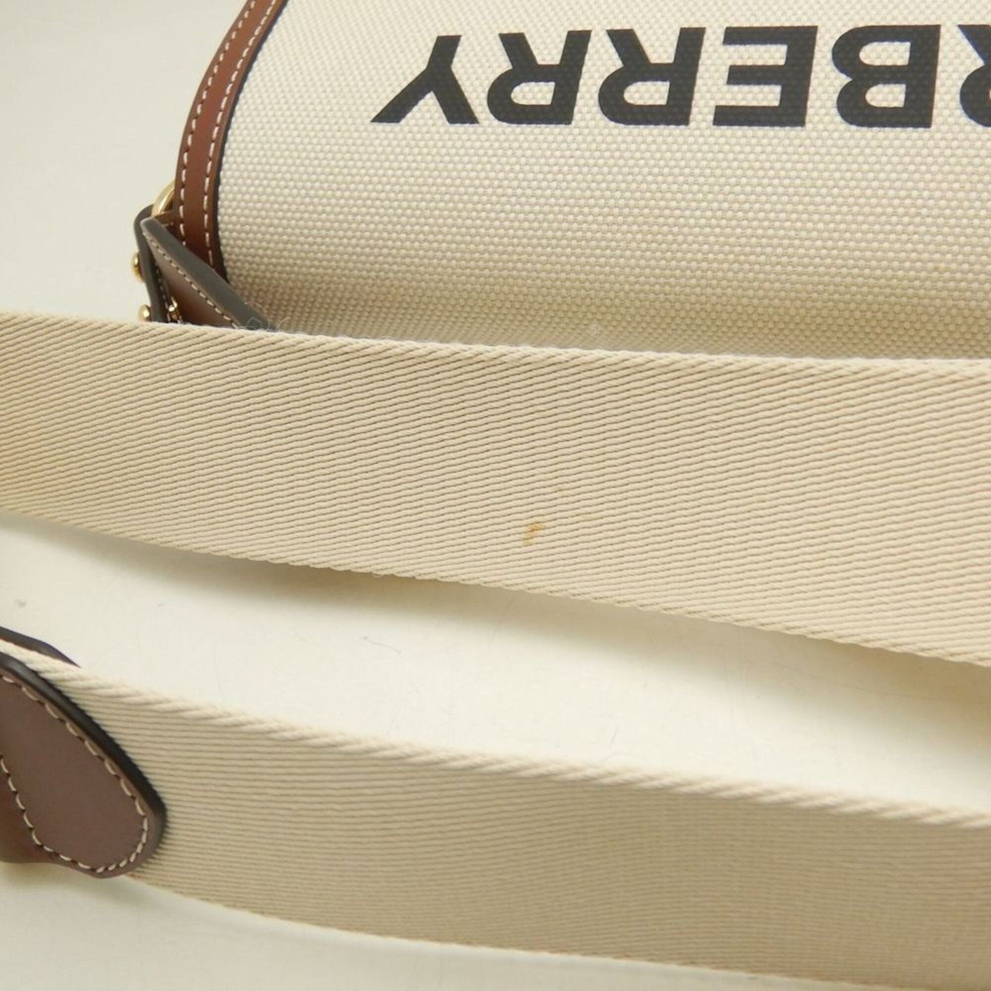 Canvas Leather Shoulder Bag (Pre-Owned) - Burberry - Modalova