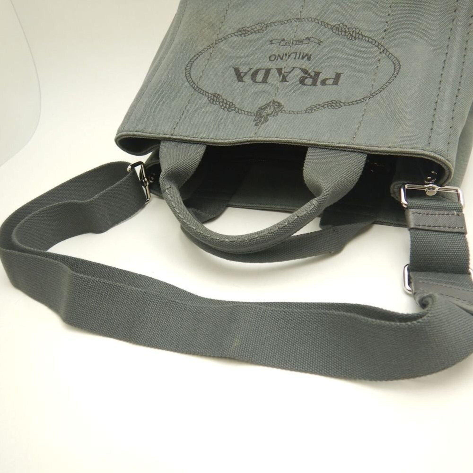 Canapa Canvas Tote Bag (Pre-Owned) - Prada - Modalova