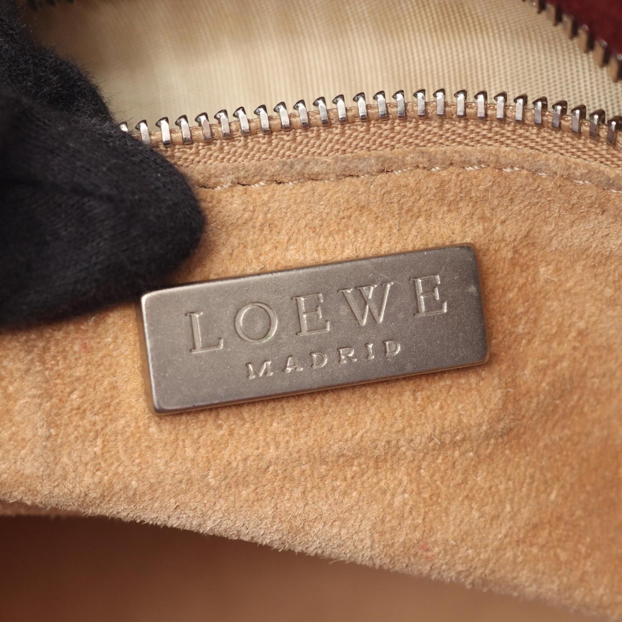 Suede Leather Handbag (Pre-Owned) - Loewe - Modalova