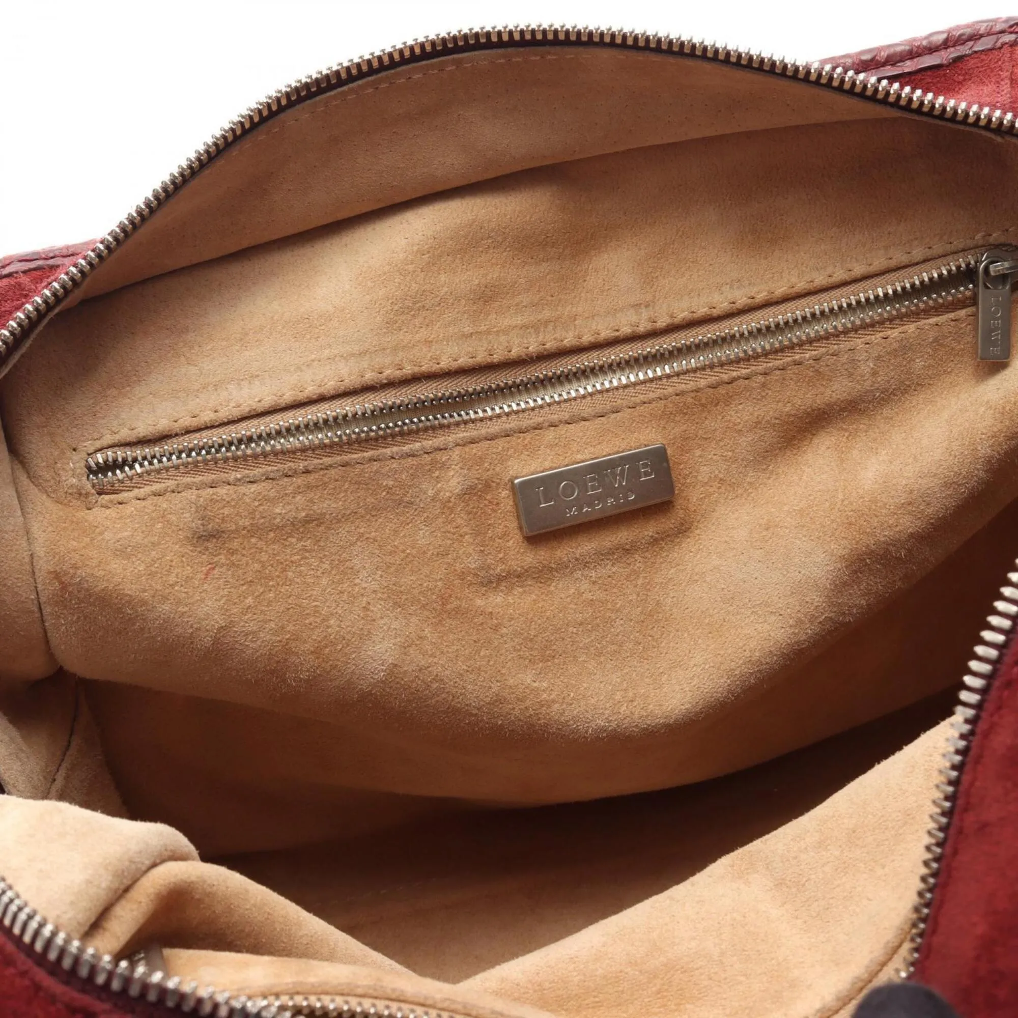 Suede Leather Handbag (Pre-Owned) - Loewe - Modalova