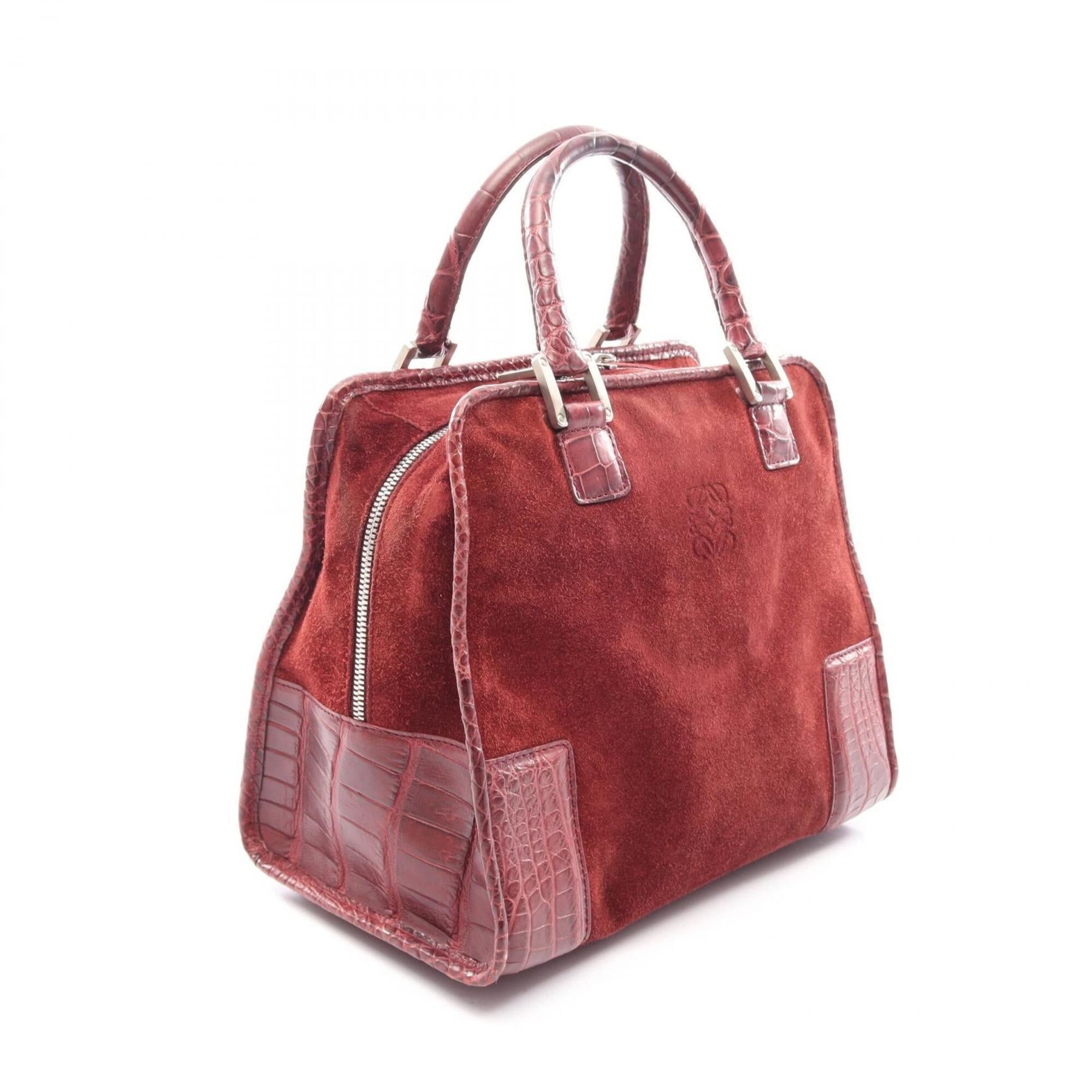 Suede Leather Handbag (Pre-Owned) - Loewe - Modalova