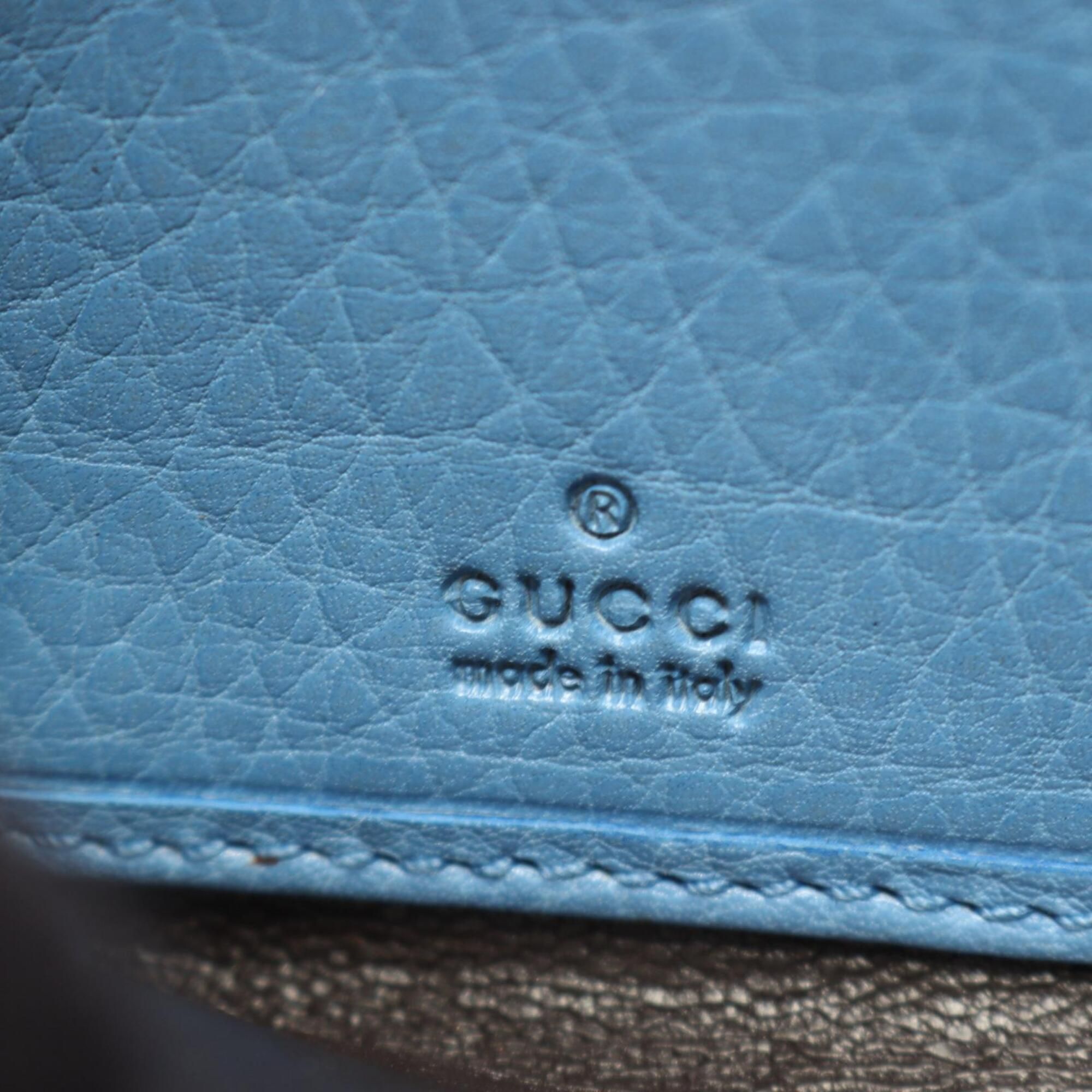 Leather Long Wallet (Bi-Fold) (Pre-Owned) - Gucci - Modalova