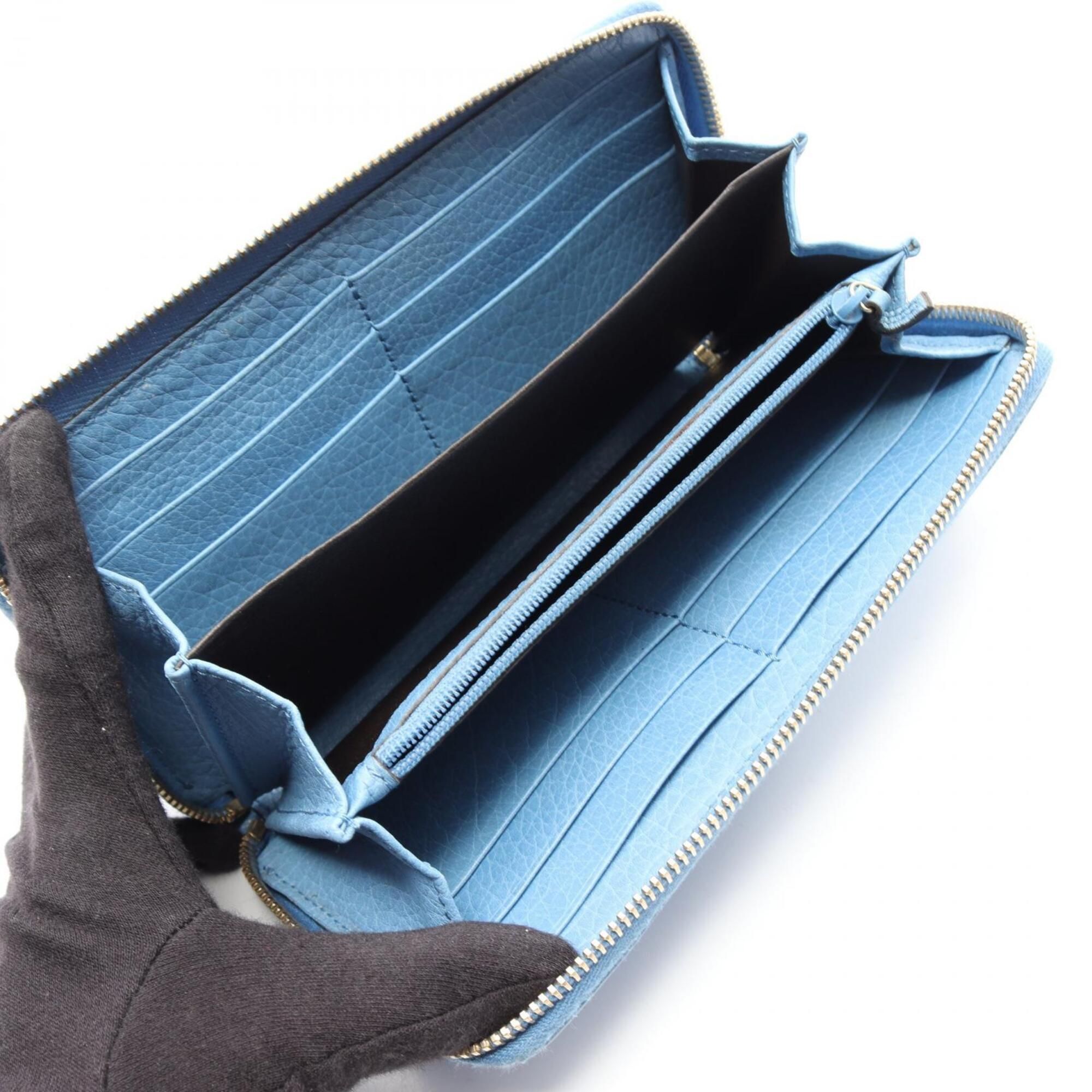 Leather Long Wallet (Bi-Fold) (Pre-Owned) - Gucci - Modalova