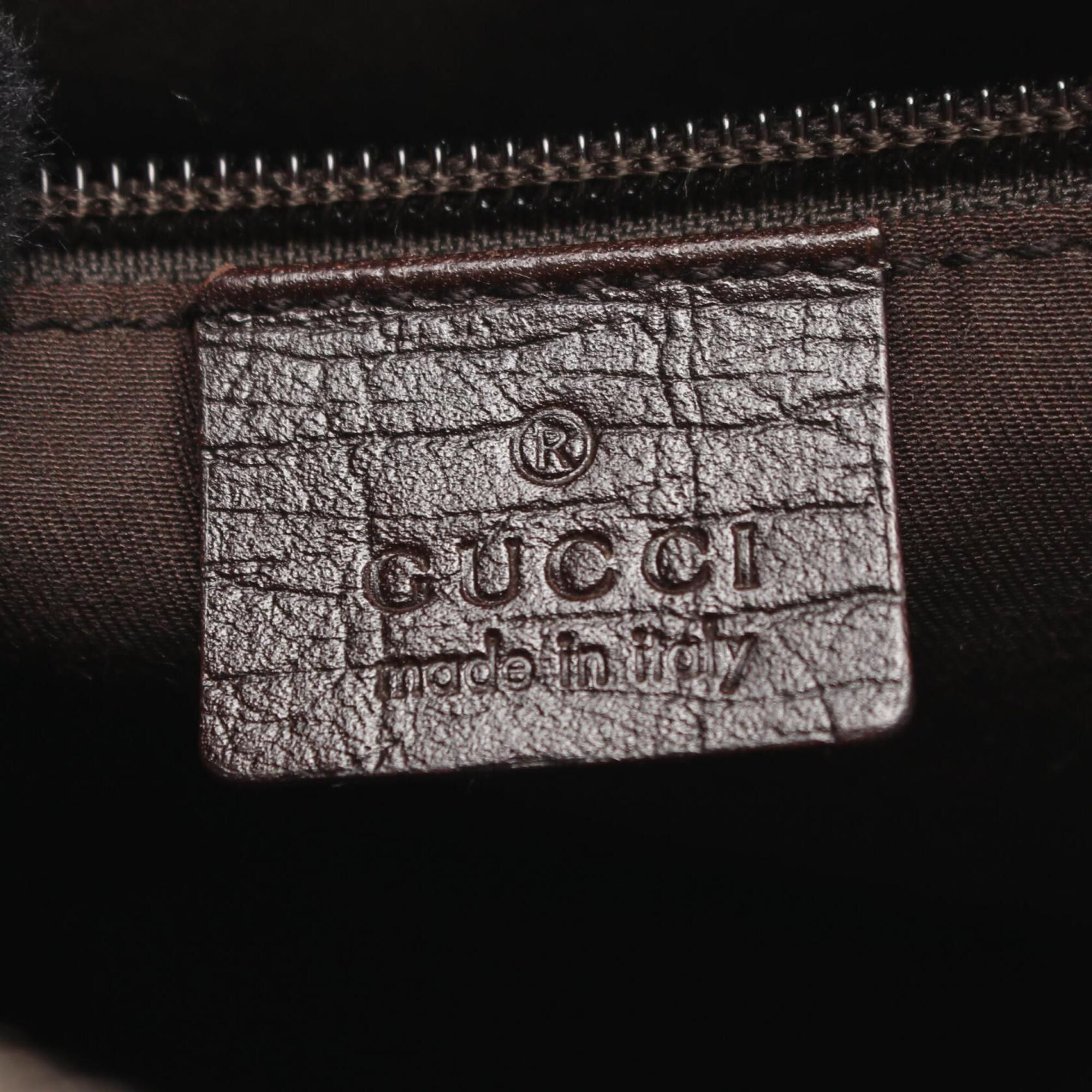 Gg Plus Leather Shoulder Bag (Pre-Owned) - Gucci - Modalova