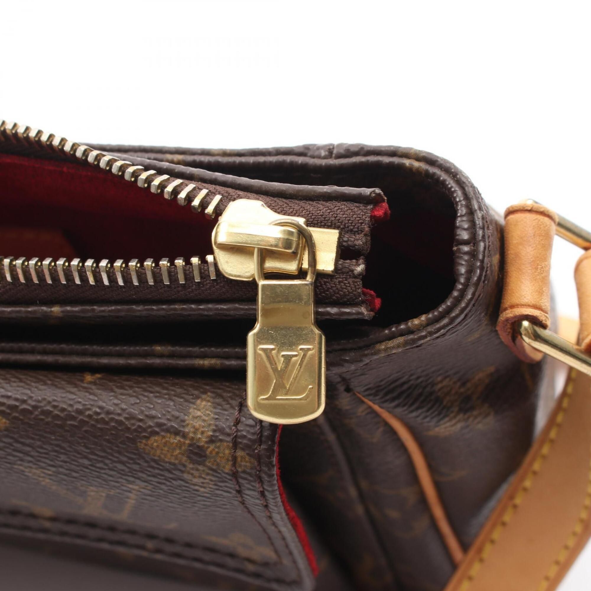 Coated Canvas Leather Handbag Shoulder Bag (Pre-Owned) - Louis Vuitton - Modalova