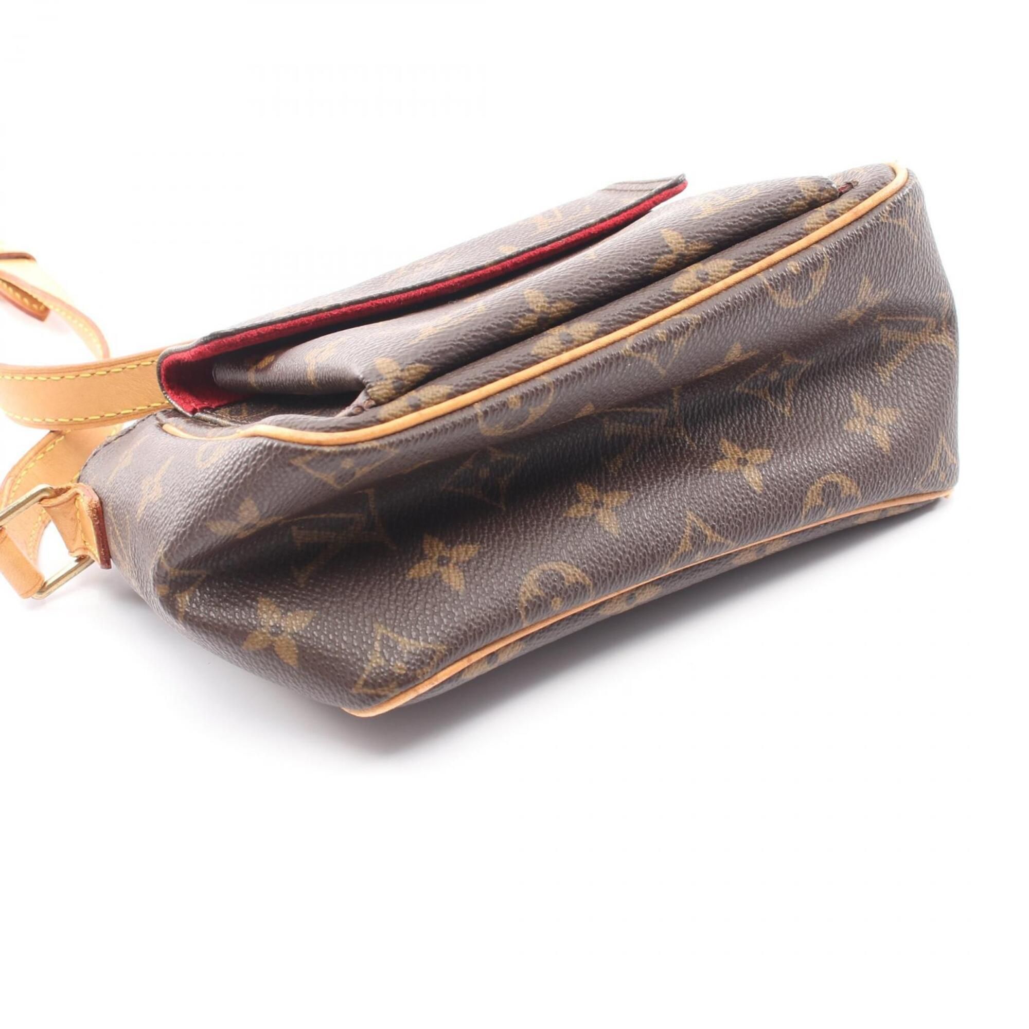 Coated Canvas Leather Handbag Shoulder Bag (Pre-Owned) - Louis Vuitton - Modalova