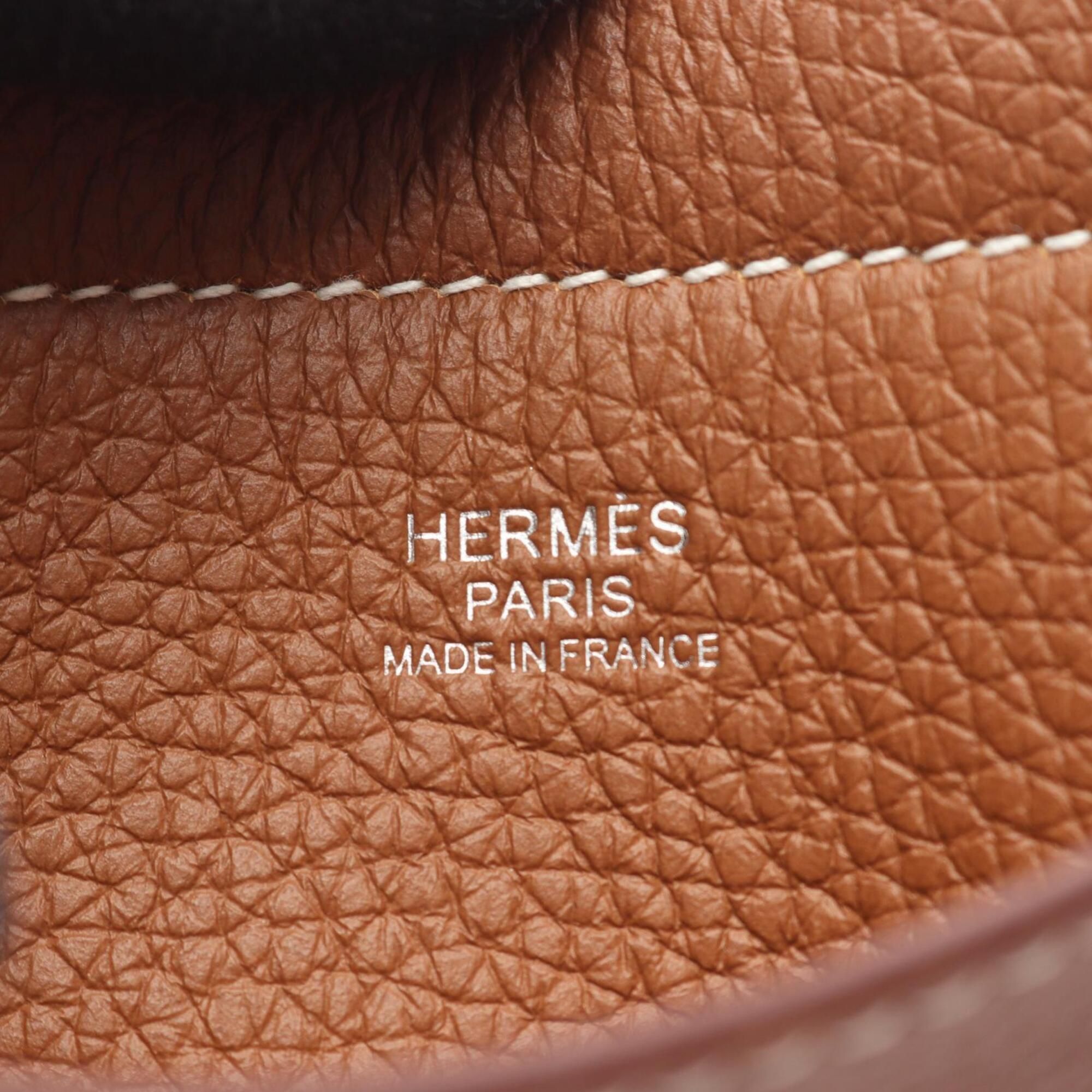 Taurillon Clemence Leather Handbag Tote Bag (Pre-Owned) - Hermes - Modalova