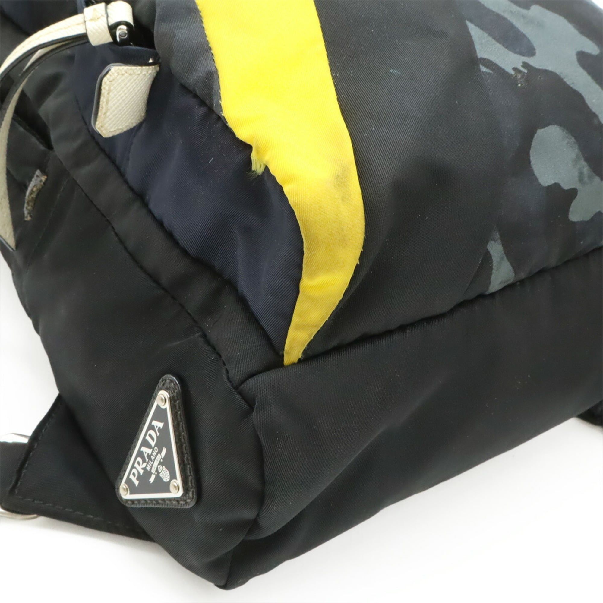 Nylon Leather Shoulder Bag Sling Bag (Pre-Owned) - Prada - Modalova