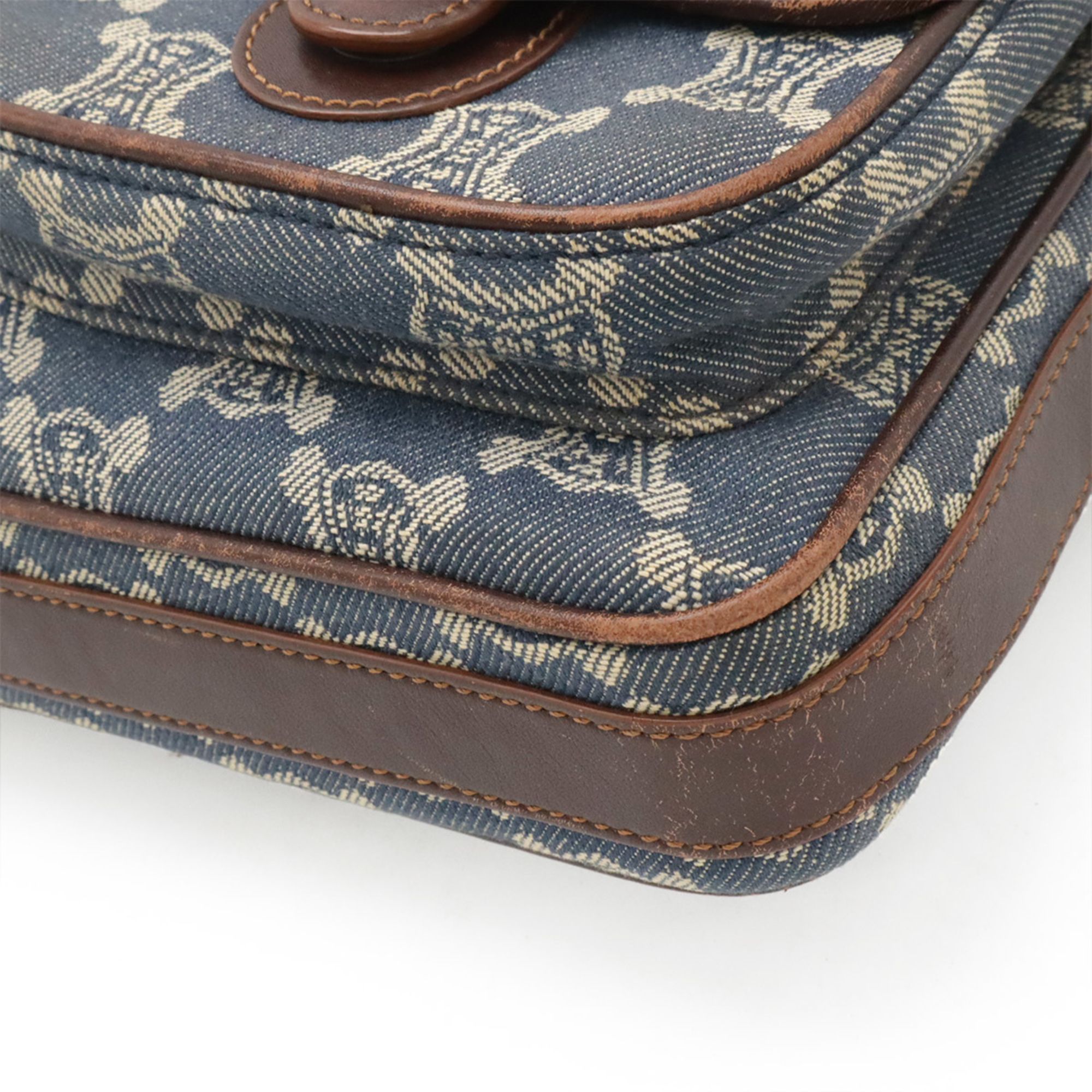 Denim Leather Shoulder Bag (Pre-Owned) - Celine - Modalova