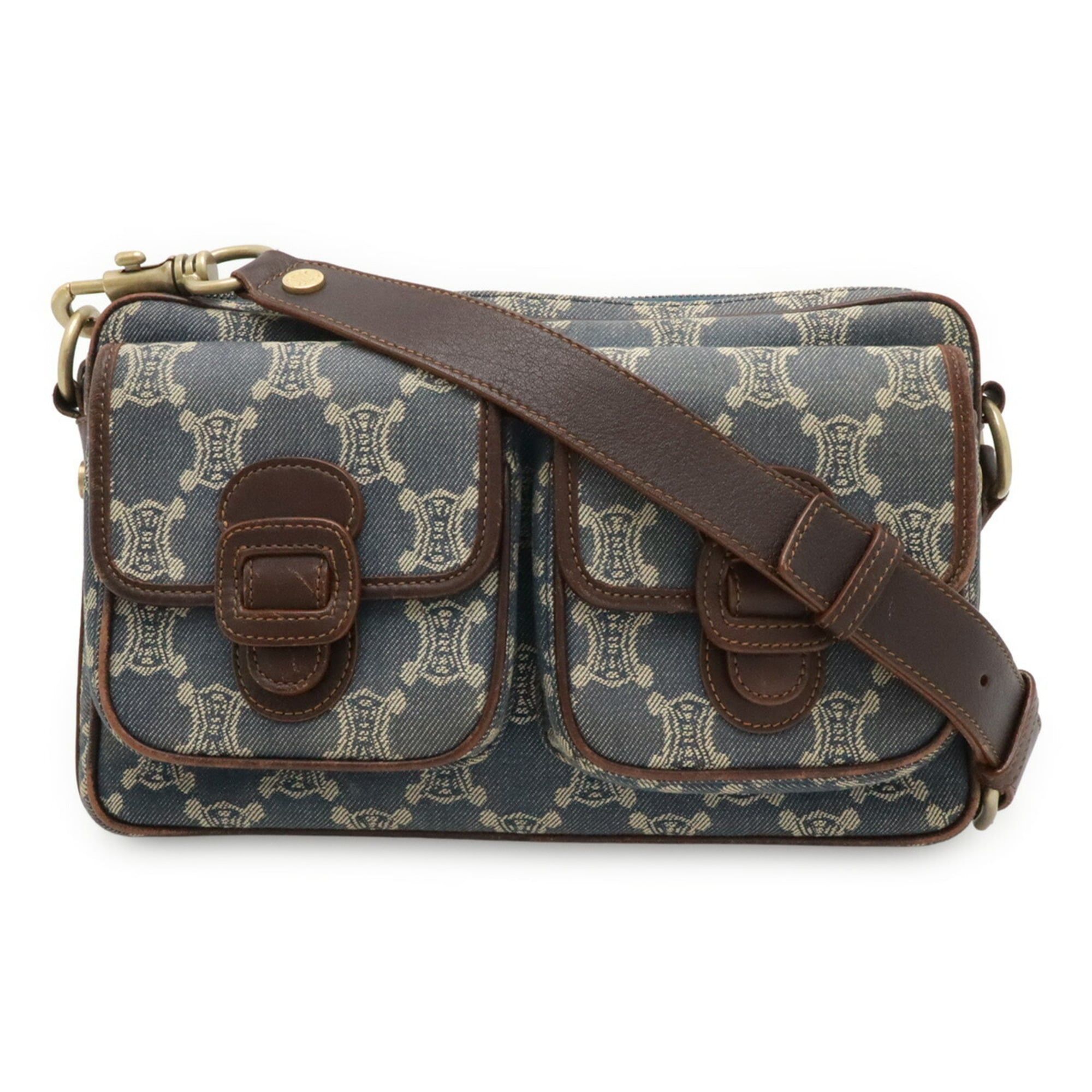 Denim Leather Shoulder Bag (Pre-Owned) - Celine - Modalova
