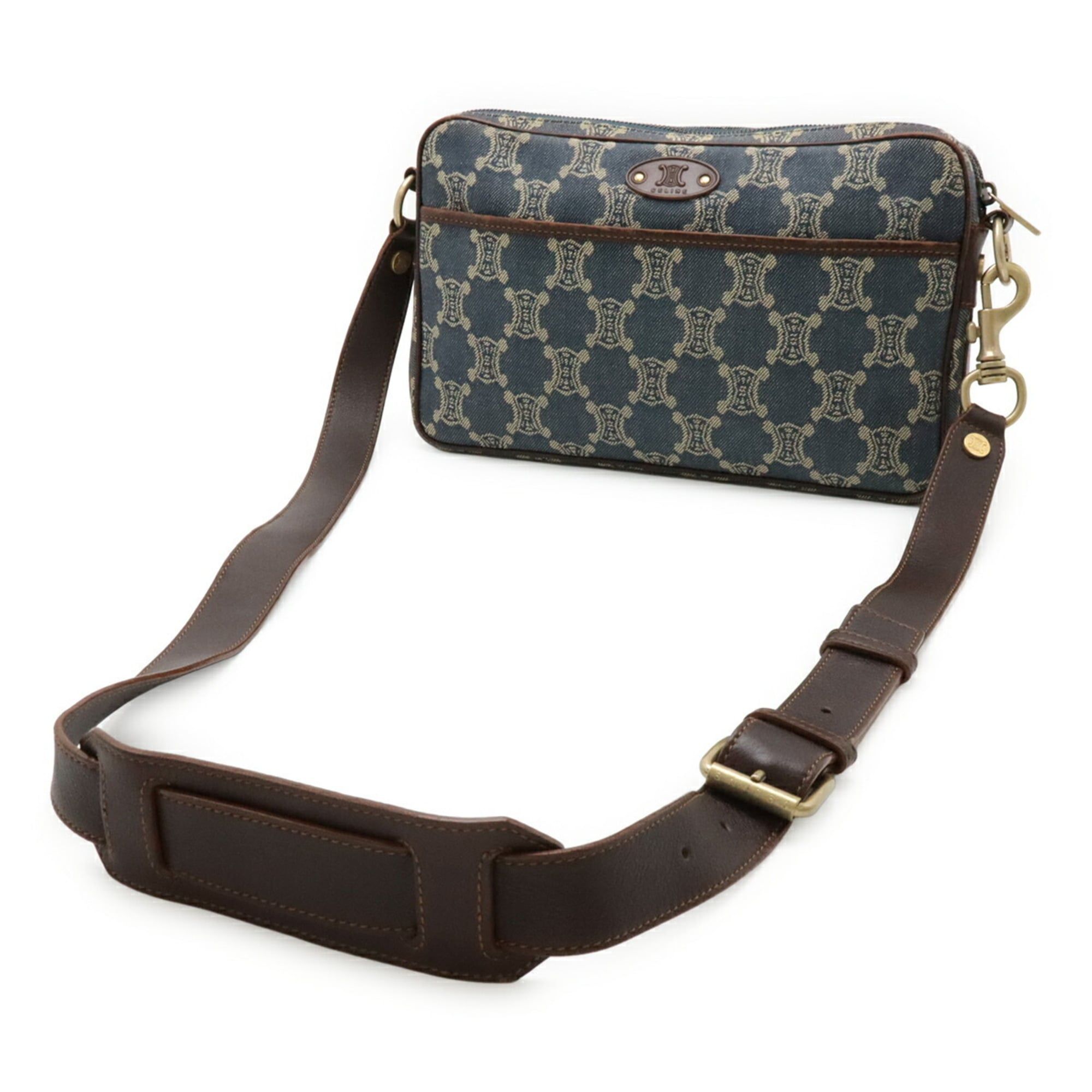 Denim Leather Shoulder Bag (Pre-Owned) - Celine - Modalova