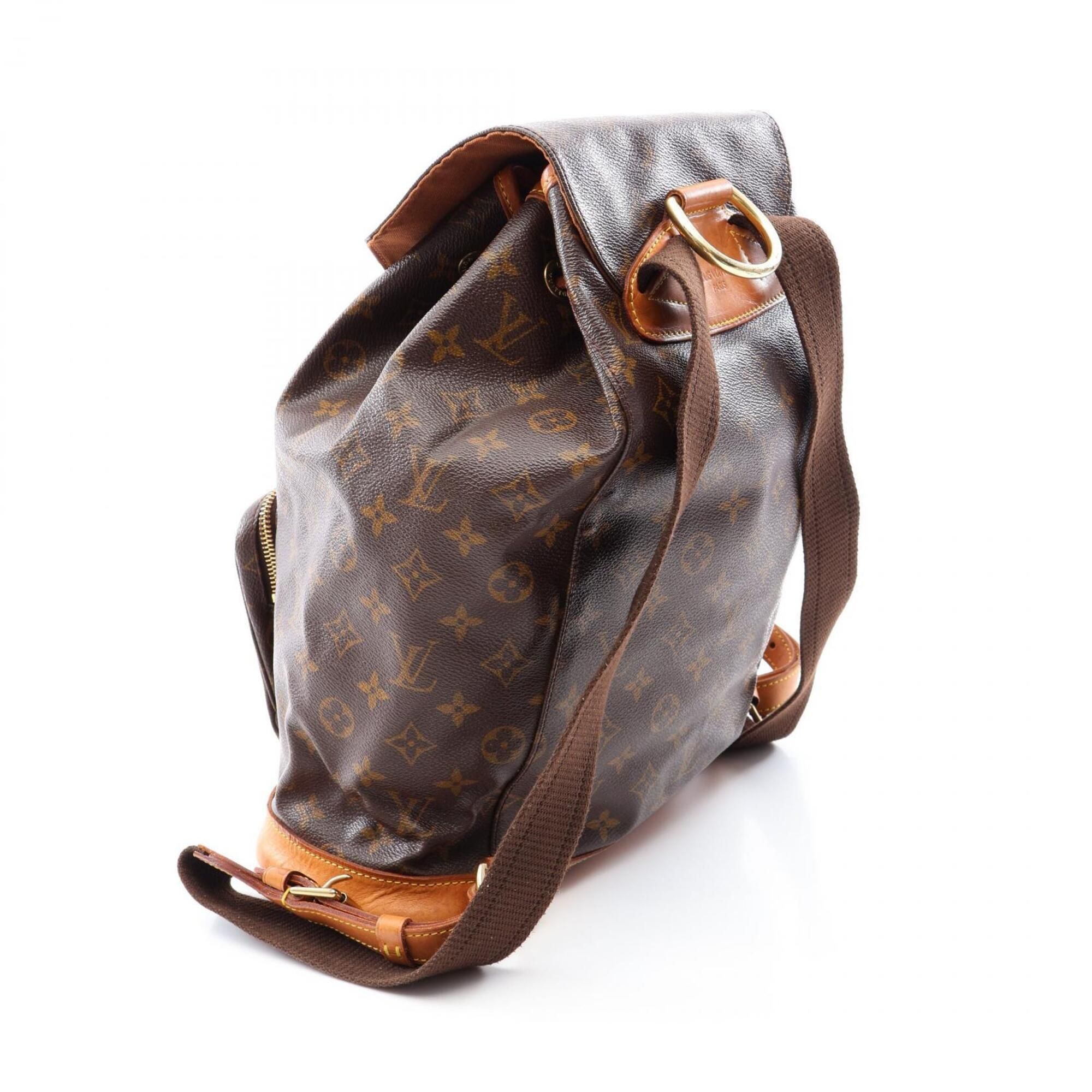 Coated Canvas Leather Backpack Handbag (Pre-Owned) - Louis Vuitton - Modalova