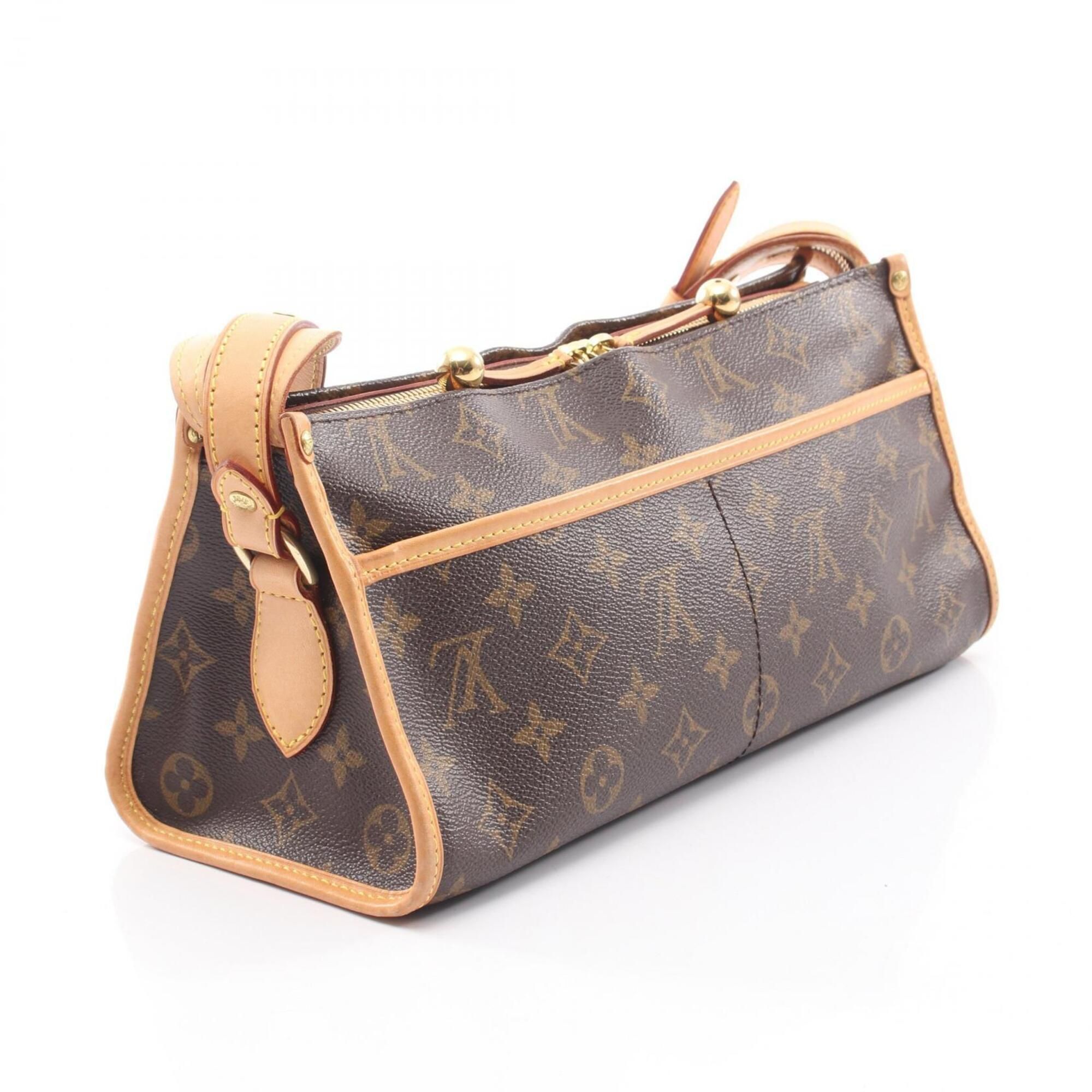 Coated Canvas Leather Handbag Shoulder Bag (Pre-Owned) - Louis Vuitton - Modalova